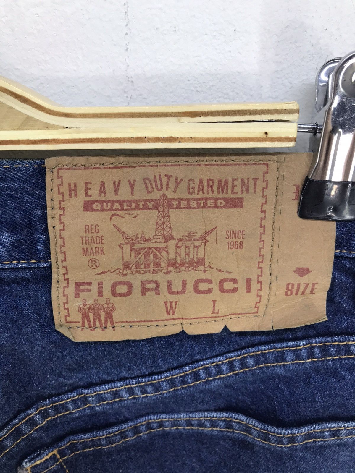 Fiorucci Vintage Fiorucci Heavy Duty Garment Denim Jeans Size US 30 / EU 46 - 7 Thumbnail