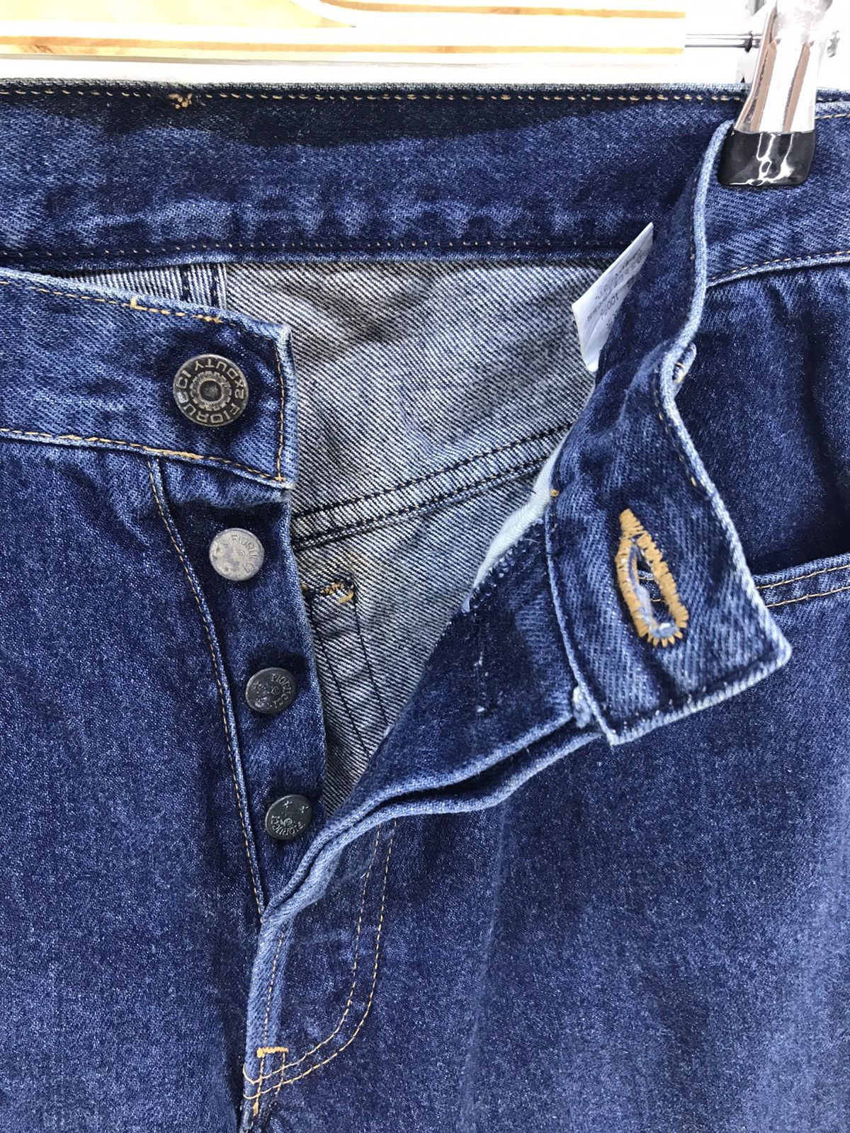 Fiorucci Vintage Fiorucci Heavy Duty Garment Denim Jeans Size US 30 / EU 46 - 8 Thumbnail