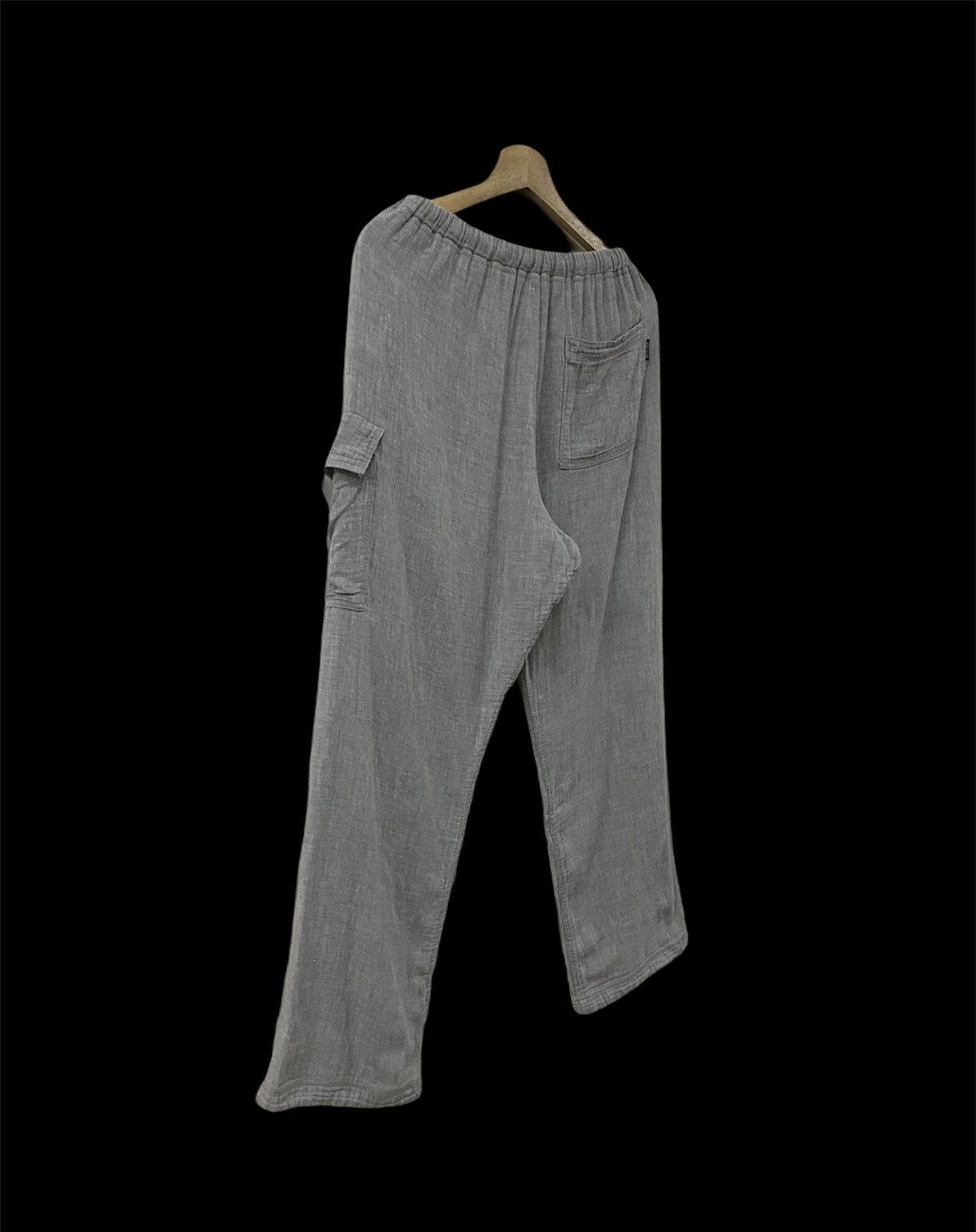 Yohji Yamamoto Vtg Yohji Yamamoto Cotton Drawstring Style Gabardine Pants Size US 30 / EU 46 - 5 Thumbnail