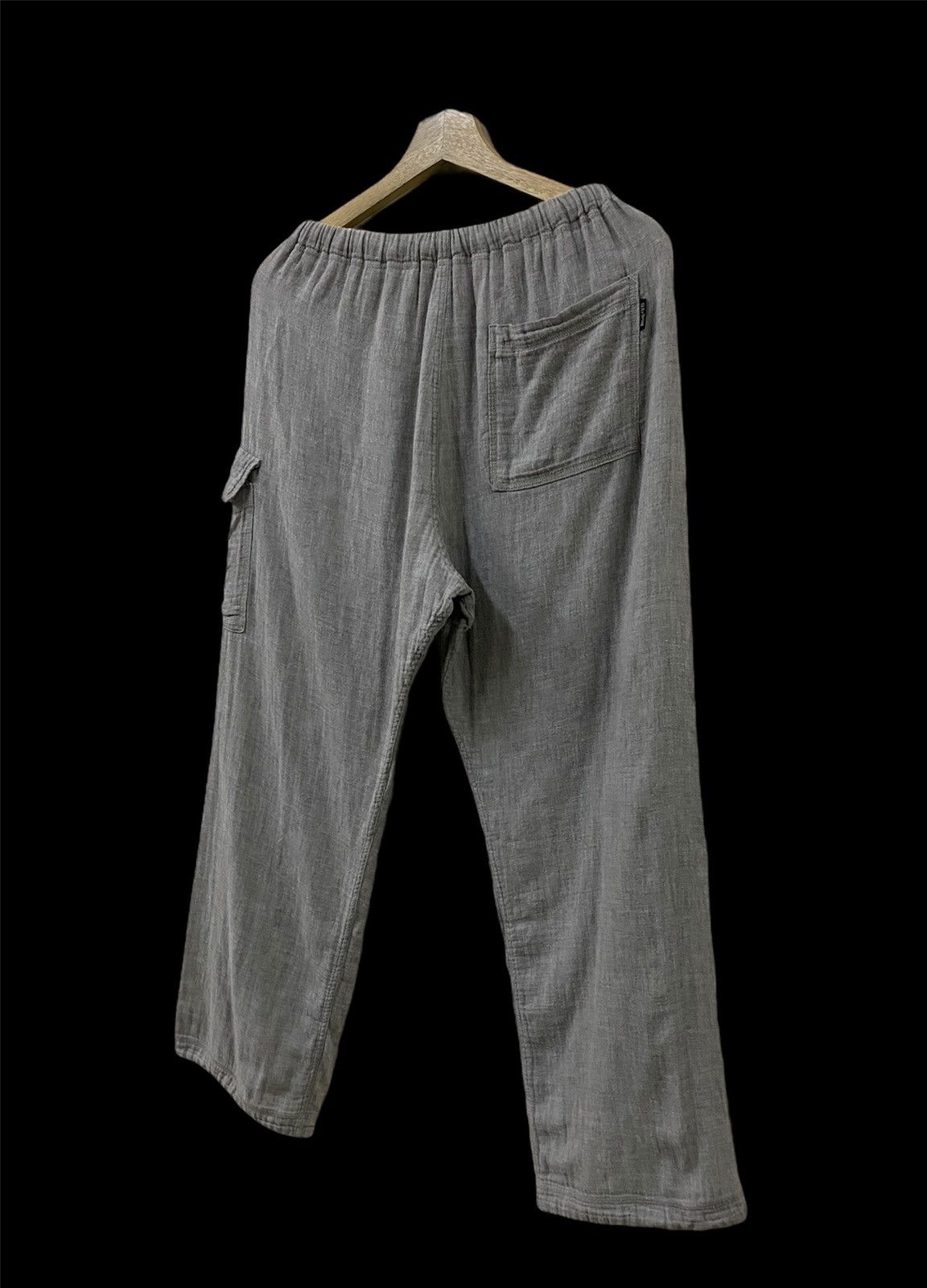 Yohji Yamamoto Vtg Yohji Yamamoto Cotton Drawstring Style Gabardine Pants Size US 30 / EU 46 - 4 Thumbnail