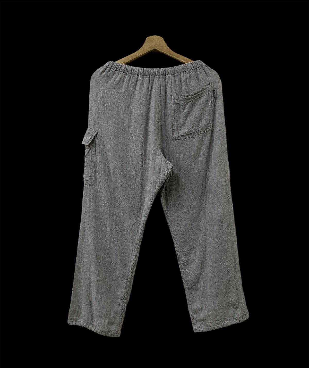 Yohji Yamamoto Vtg Yohji Yamamoto Cotton Drawstring Style Gabardine Pants Size US 30 / EU 46 - 2 Thumbnail