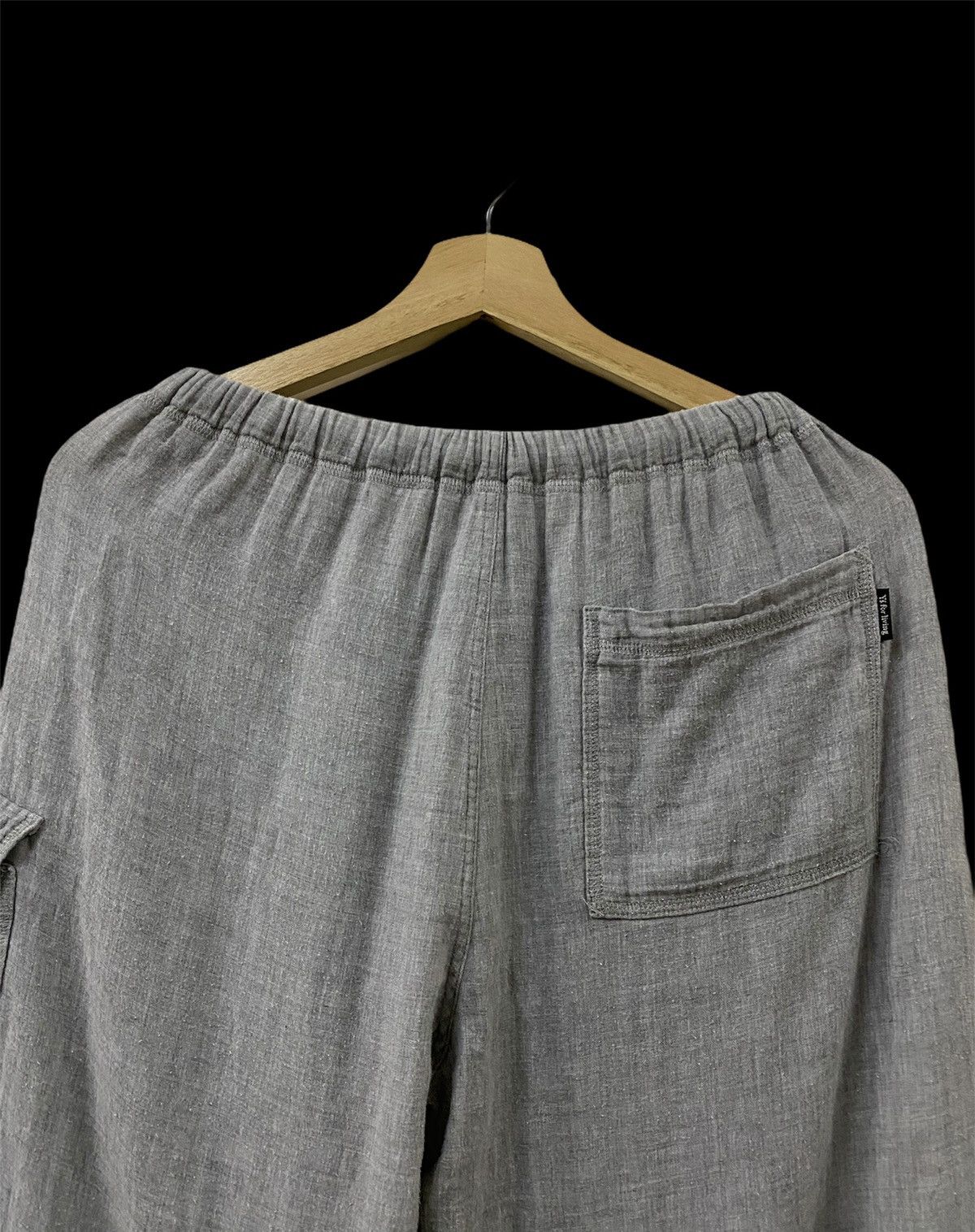 Yohji Yamamoto Vtg Yohji Yamamoto Cotton Drawstring Style Gabardine Pants Size US 30 / EU 46 - 11 Thumbnail