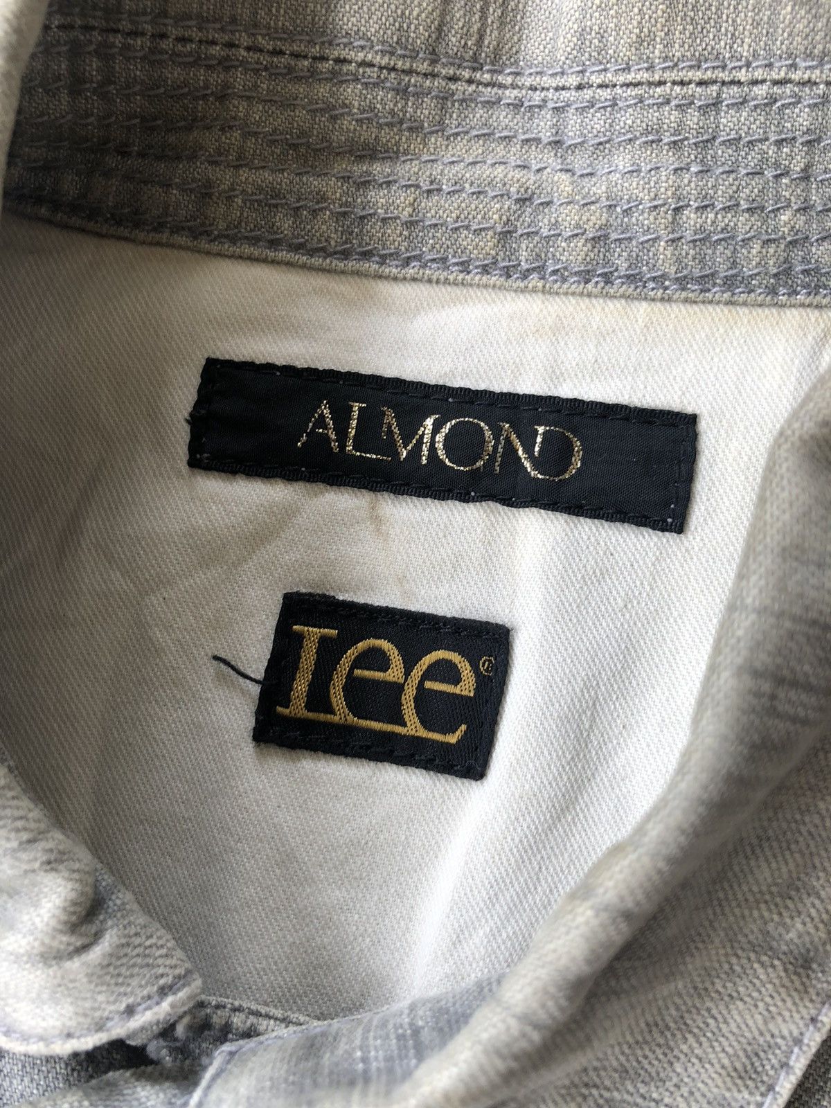 Lee GRAIL🔥Lee ® x Almond Denim Bondage Zipper Hem Trucker Denim Size US M / EU 48-50 / 2 - 9 Thumbnail