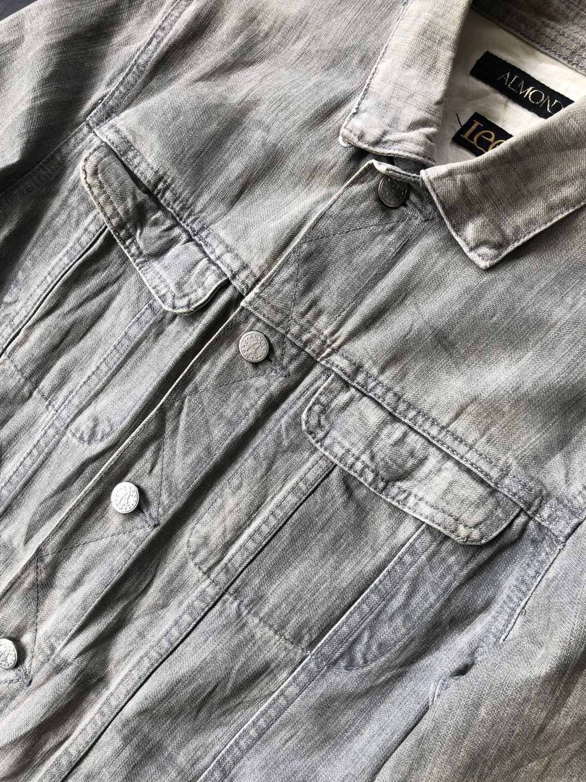 Lee GRAIL🔥Lee ® x Almond Denim Bondage Zipper Hem Trucker Denim Size US M / EU 48-50 / 2 - 1 Thumbnail