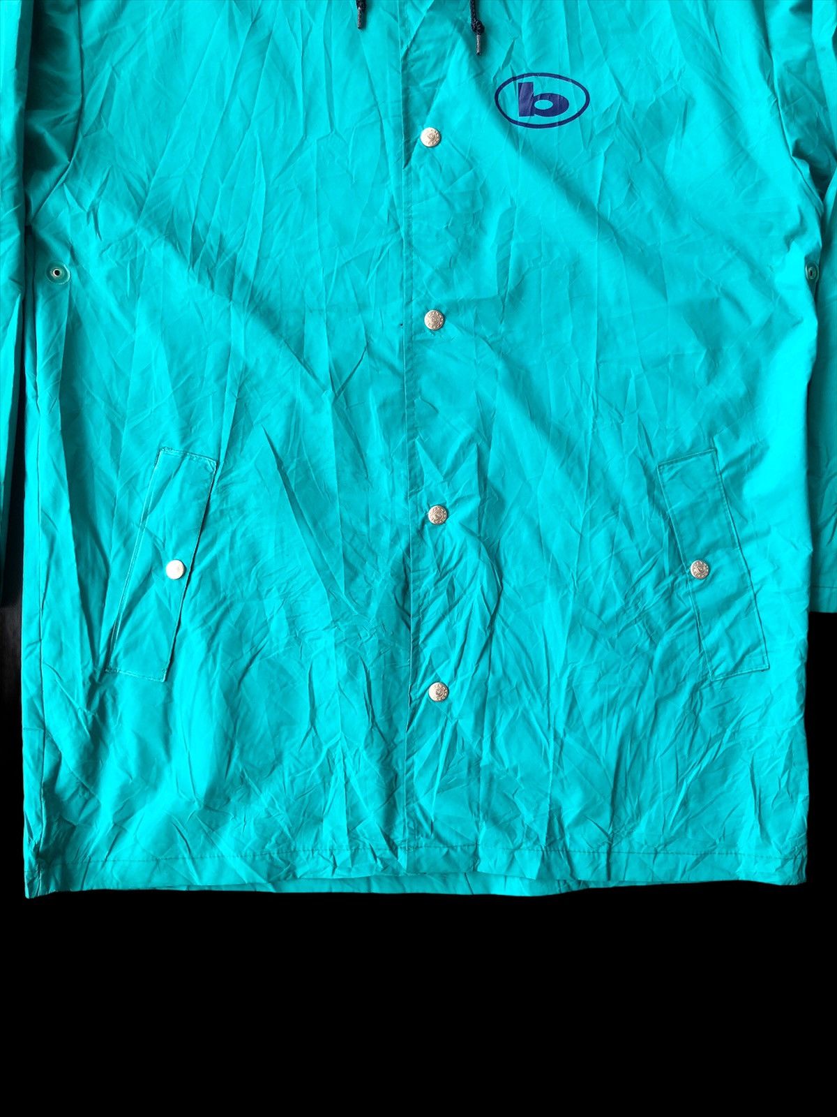 Hook-Ups Vintage 90s Bitch Skateboard ™️ Spellout O/S Hood Raincoat Size US L / EU 52-54 / 3 - 5 Thumbnail