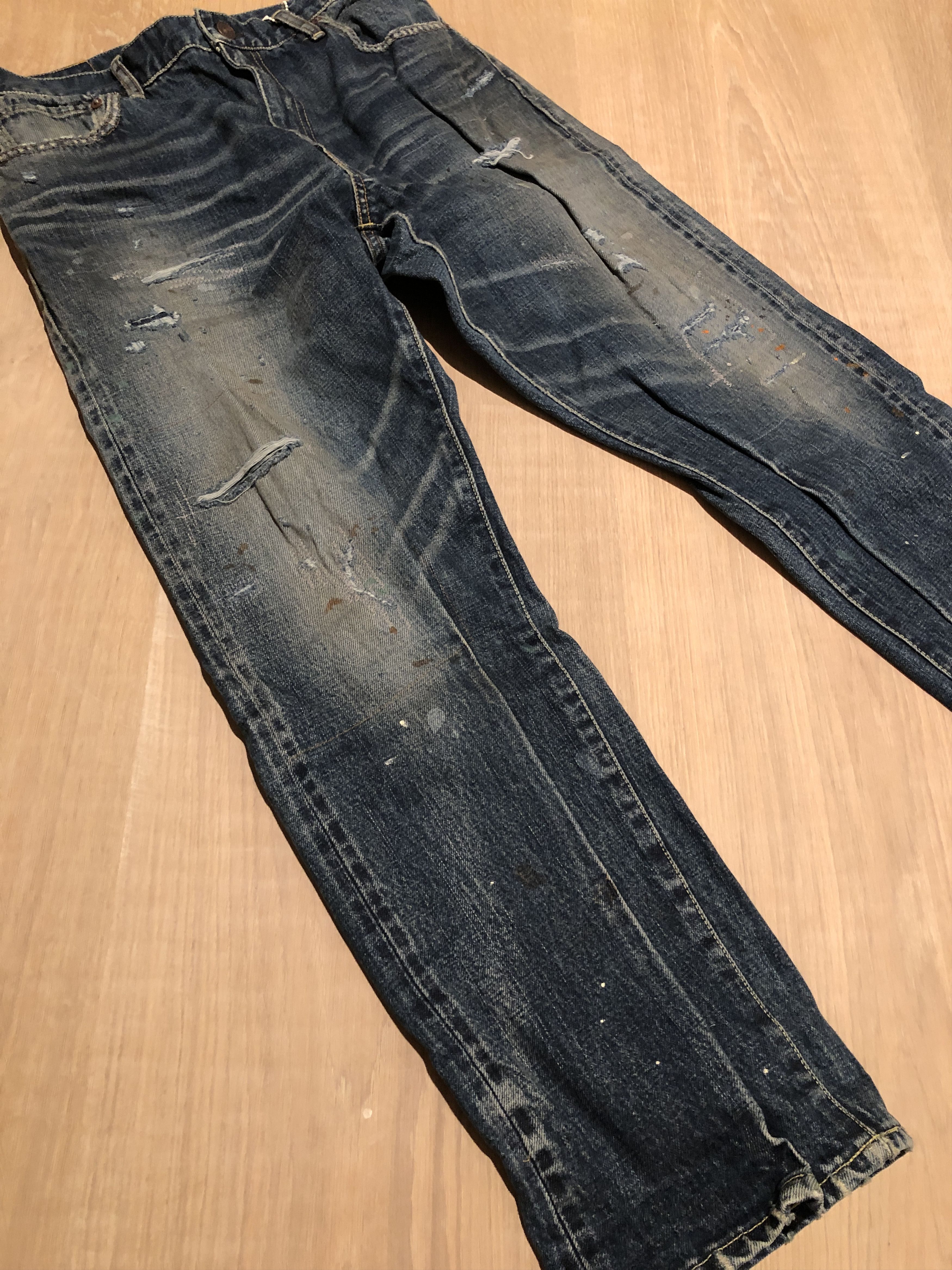visvim SS JOURNEYMAN PANTS TACKED DMGD