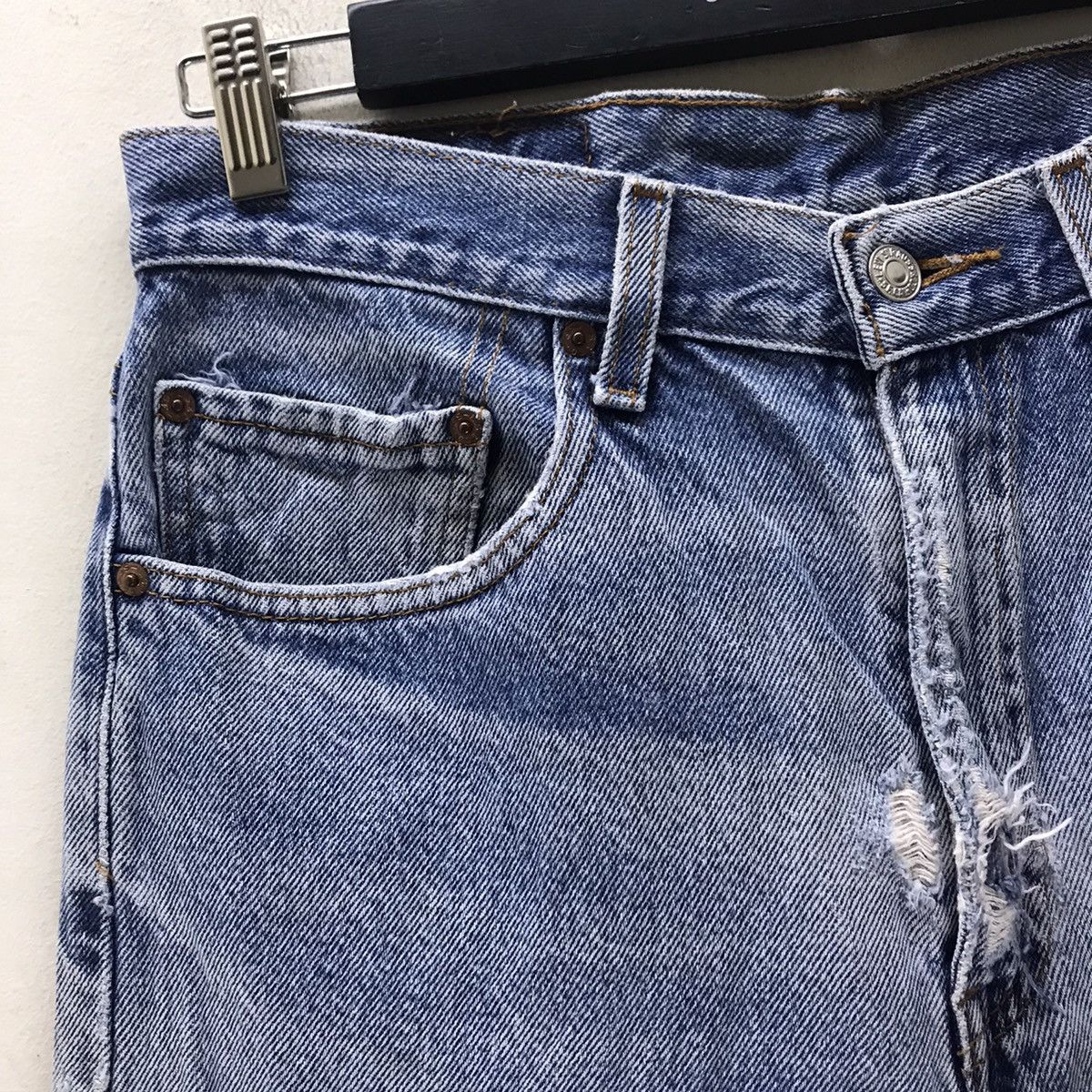Levi's Vintage Levis 505 Grunge Jeans Size US 32 / EU 48 - 4 Thumbnail