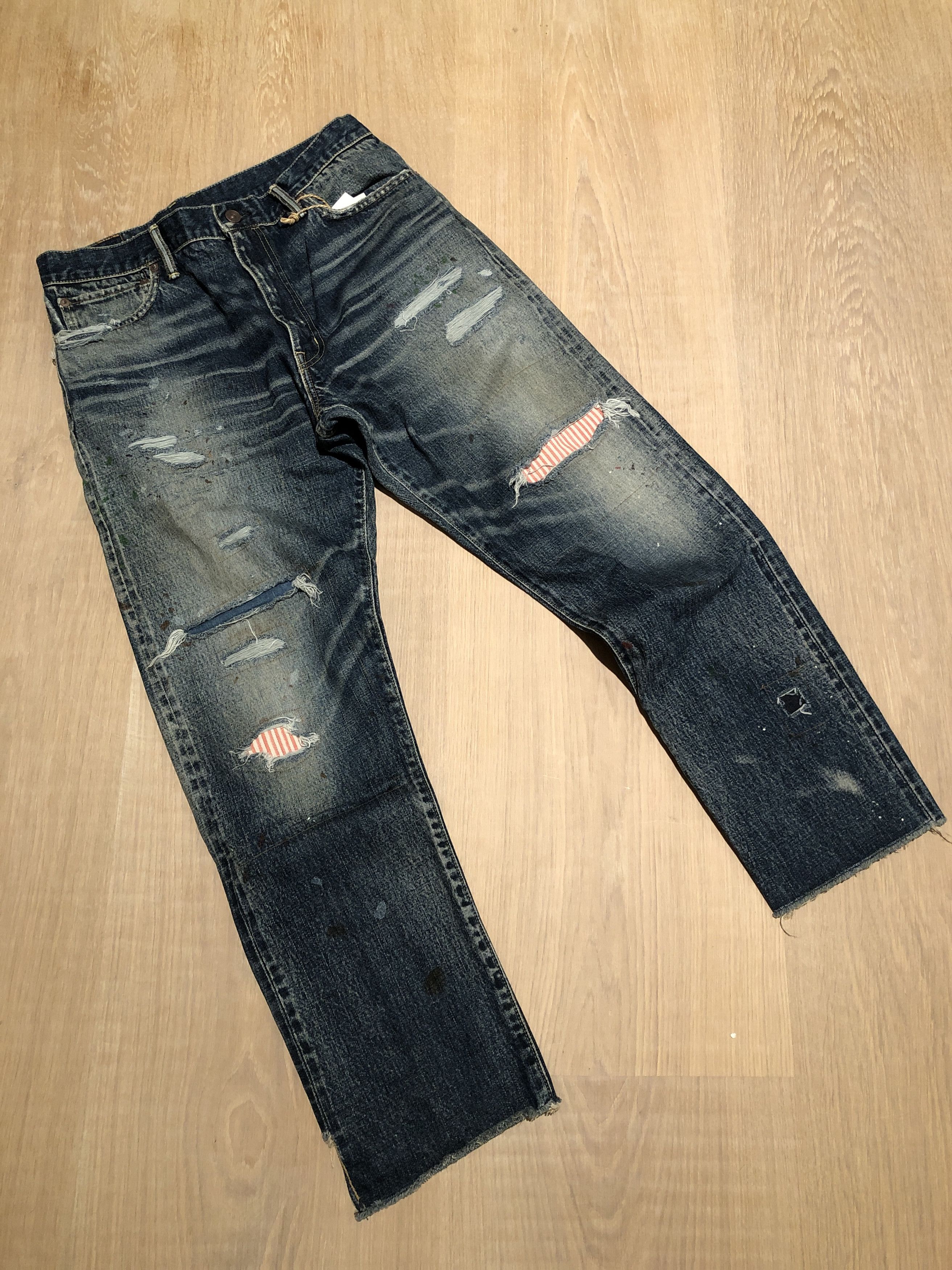 VISVIM ICT JOURNEYMAN PANTS TACKED CRASH - デニム/ジーンズ