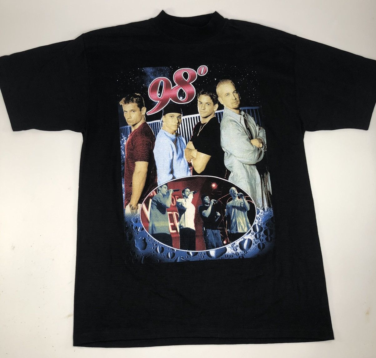 90's 98 Degrees Raptee, Men's Fashion, Tops & Sets, Tshirts & Polo Shirts  on Carousell