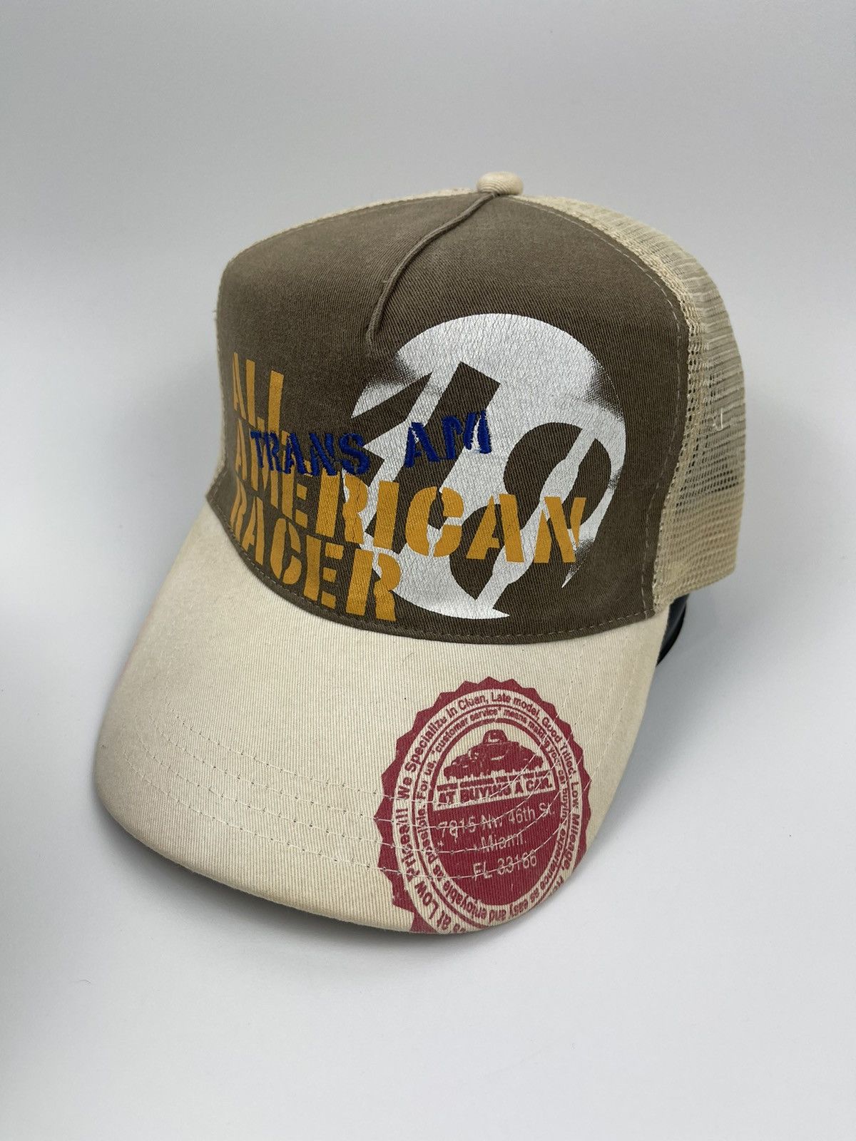 Japanese Brand All American Racer Trucker Hat Cap Size ONE SIZE - 2 Thumbnail