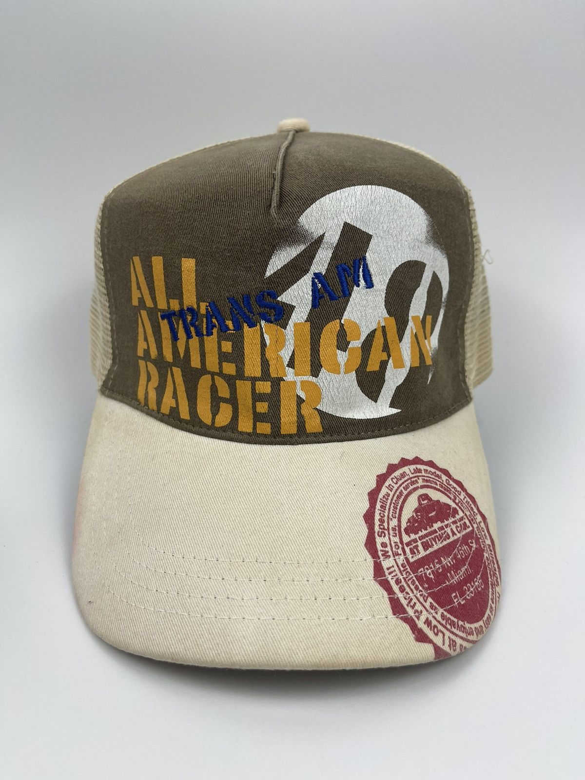 Japanese Brand All American Racer Trucker Hat Cap Size ONE SIZE - 1 Thumbnail