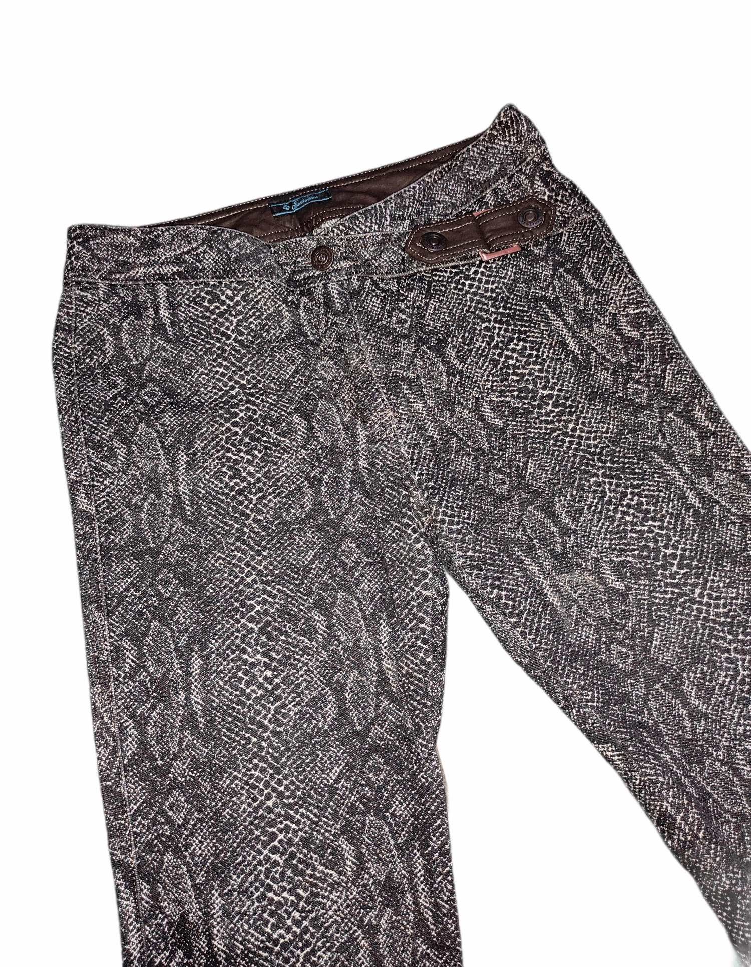 Hysteric Glamour FLARE Fanfasione Red River Phyton Luxury Design Bootcut pant Size US 28 / EU 44 - 2 Thumbnail