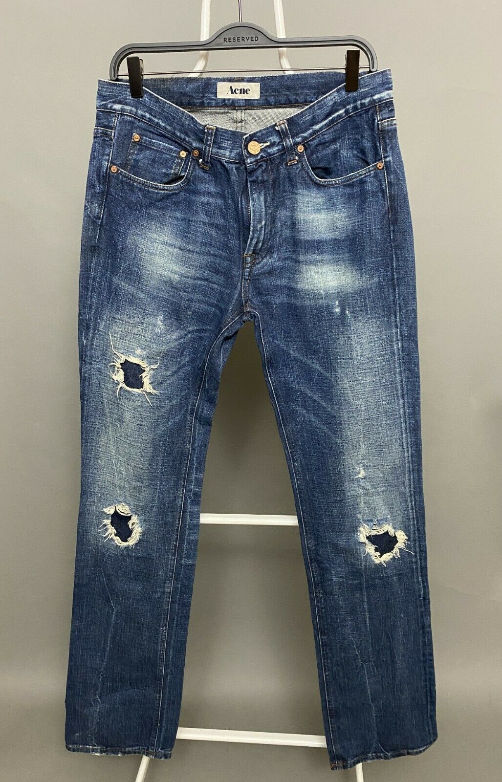 Acne Studios Men's Acne Studios Mic Carry On Denim Jeans Pants Size 32 Size US 32 / EU 48 - 1 Thumbnail