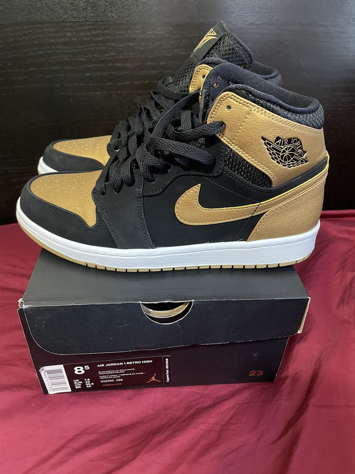 Jordan Brand Air Jordan 1 Retro High Melo 2014 Size US 8.5 / EU 41-42 - 6 Thumbnail