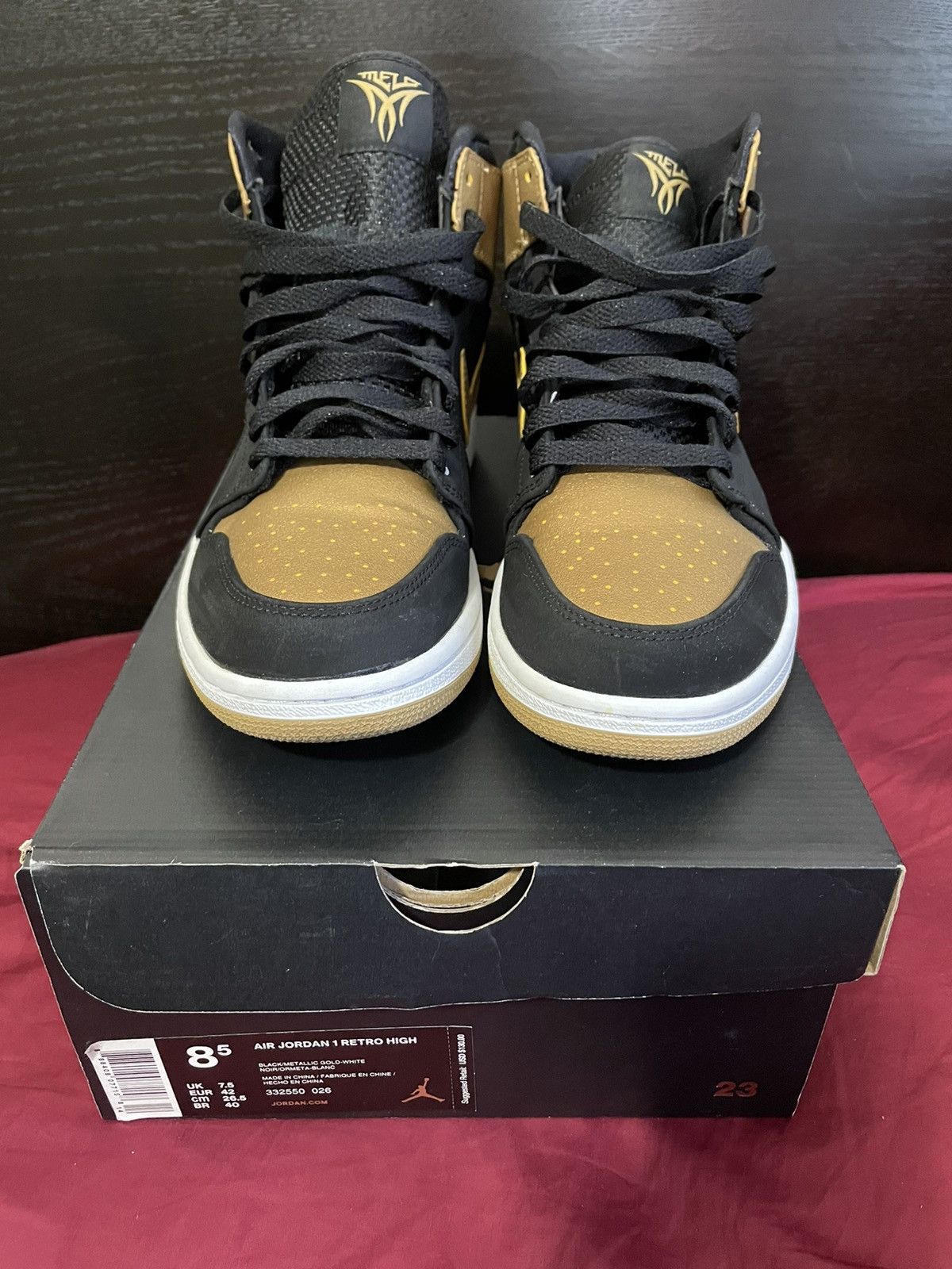 Jordan Brand Air Jordan 1 Retro High Melo 2014 Size US 8.5 / EU 41-42 - 1 Thumbnail
