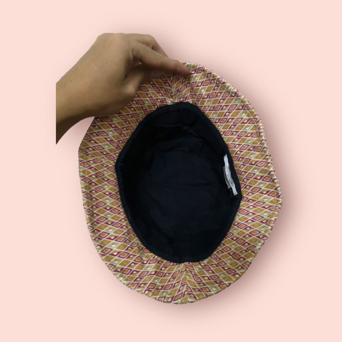 Japanese Brand × Michel Klein × Vintage MICHEL KLEIN NATIVE DESIGNER BUCKET HAT Size ONE SIZE - 6 Thumbnail