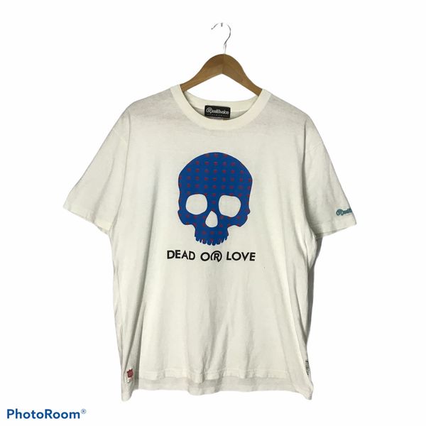 Skulls Realbvoice design skull dead or love shirt | Grailed