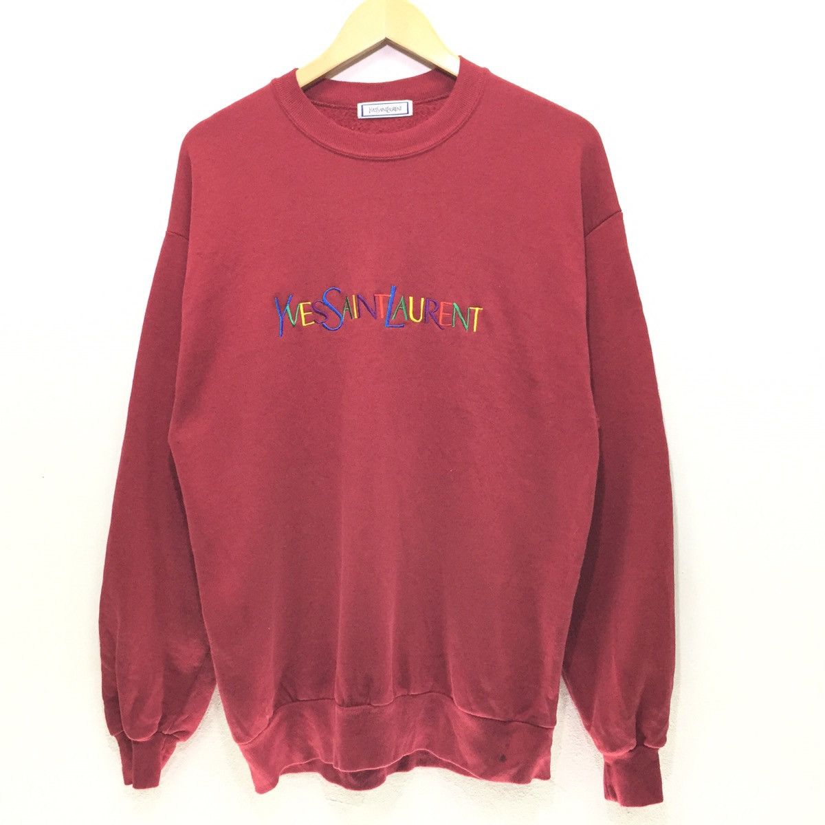 Ysl Pour Homme Vintage 90s YVES SAINT LAURENT Crewneck Sweatshirt