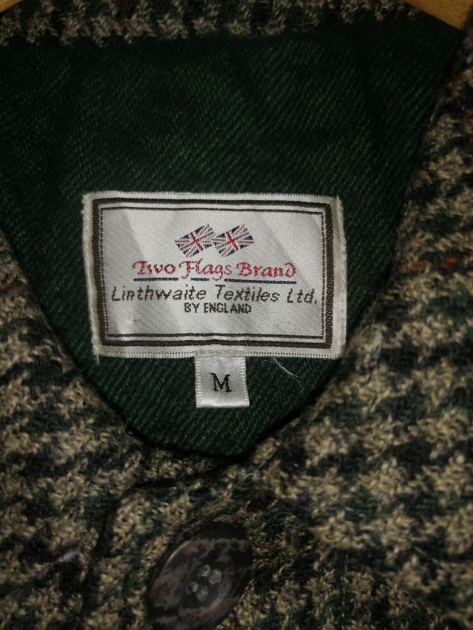 Japanese Brand × Vintage Vintage Two Flags Brand England Wool Oversize Jacket Size US M / EU 48-50 / 2 - 5 Thumbnail