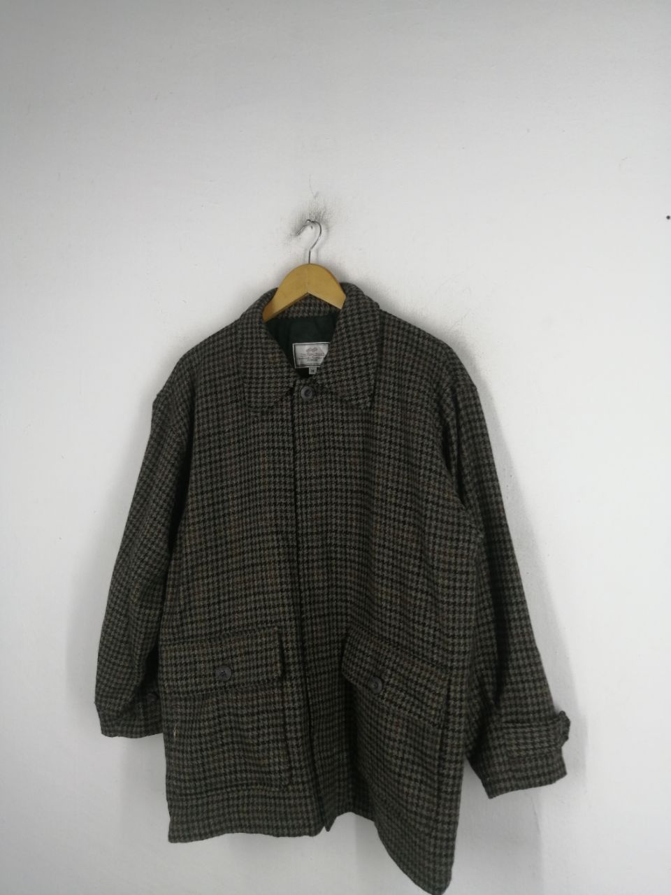 Japanese Brand × Vintage Vintage Two Flags Brand England Wool Oversize Jacket Size US M / EU 48-50 / 2 - 1 Thumbnail