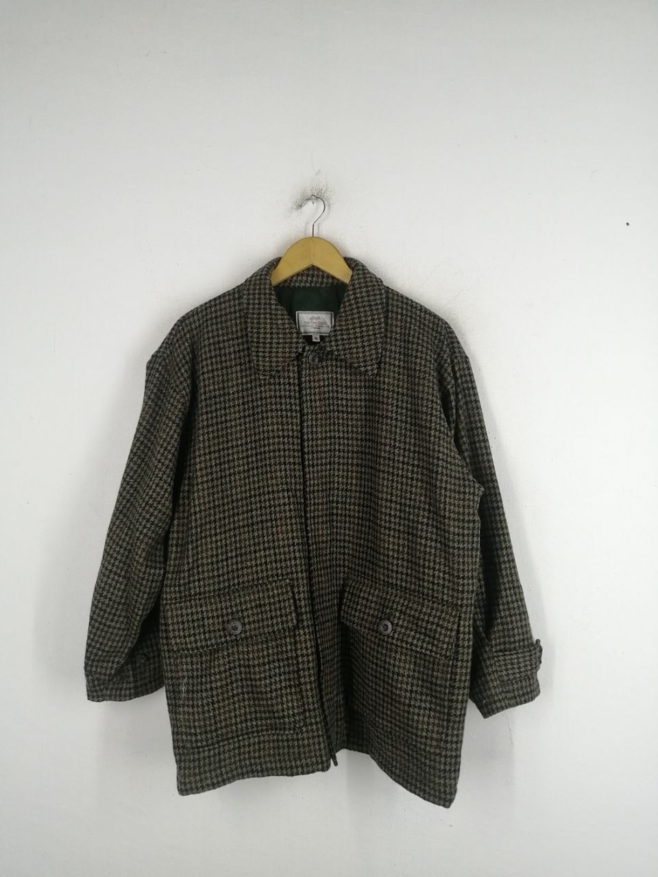 Japanese Brand × Vintage Vintage Two Flags Brand England Wool Oversize Jacket Size US M / EU 48-50 / 2 - 2 Thumbnail
