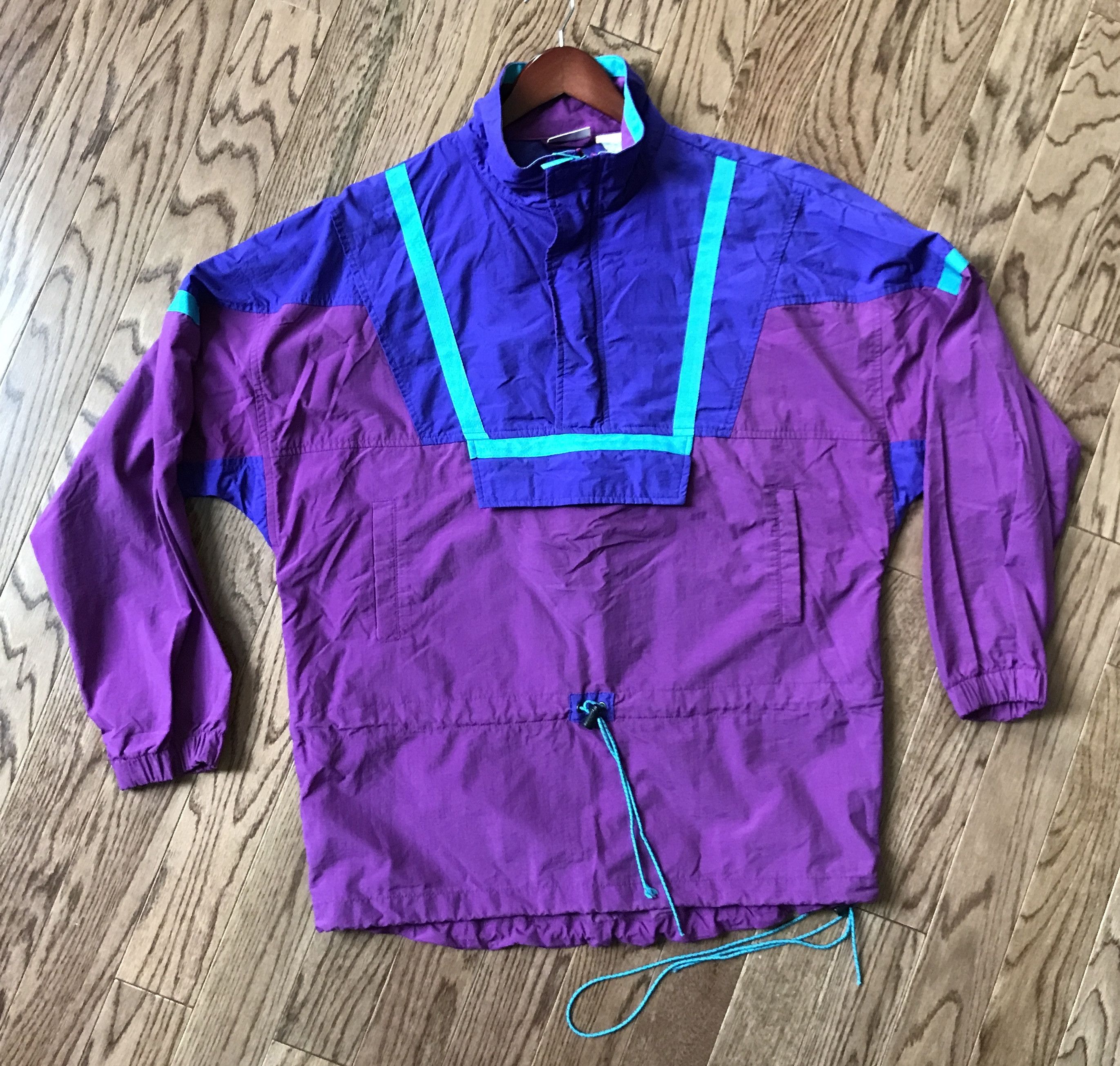 Vintage hotsell L.L Bean Colorblock Anorak Windbreaker Size XL