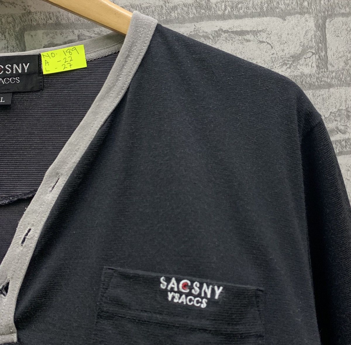 Yohji Yamamoto Vintage Sacsny Y’saccs By Yohji Yamamoto Style Half Button Size US L / EU 52-54 / 3 - 7 Thumbnail