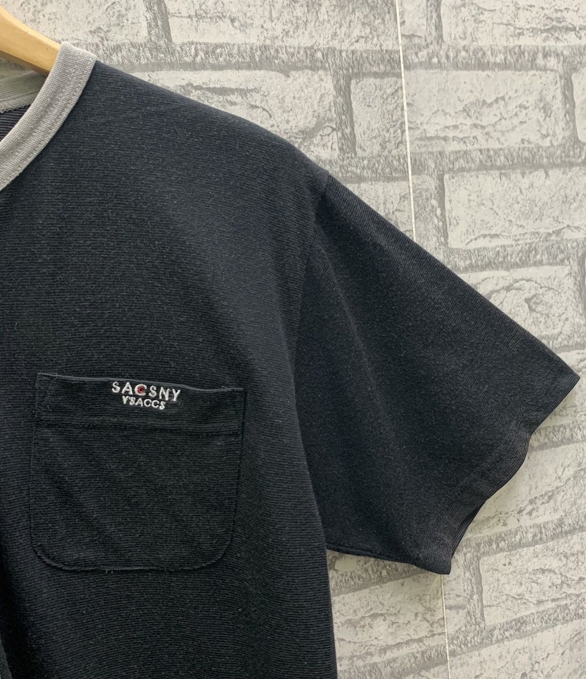 Yohji Yamamoto Vintage Sacsny Y’saccs By Yohji Yamamoto Style Half Button Size US L / EU 52-54 / 3 - 6 Thumbnail