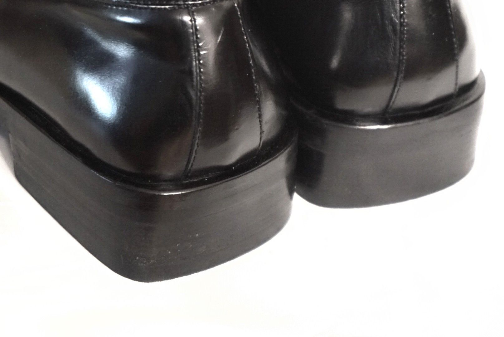 Gucci Slip Ons Loafers Black Leather Horsebit Mules Princetown Size US 10 / EU 43 - 12 Thumbnail