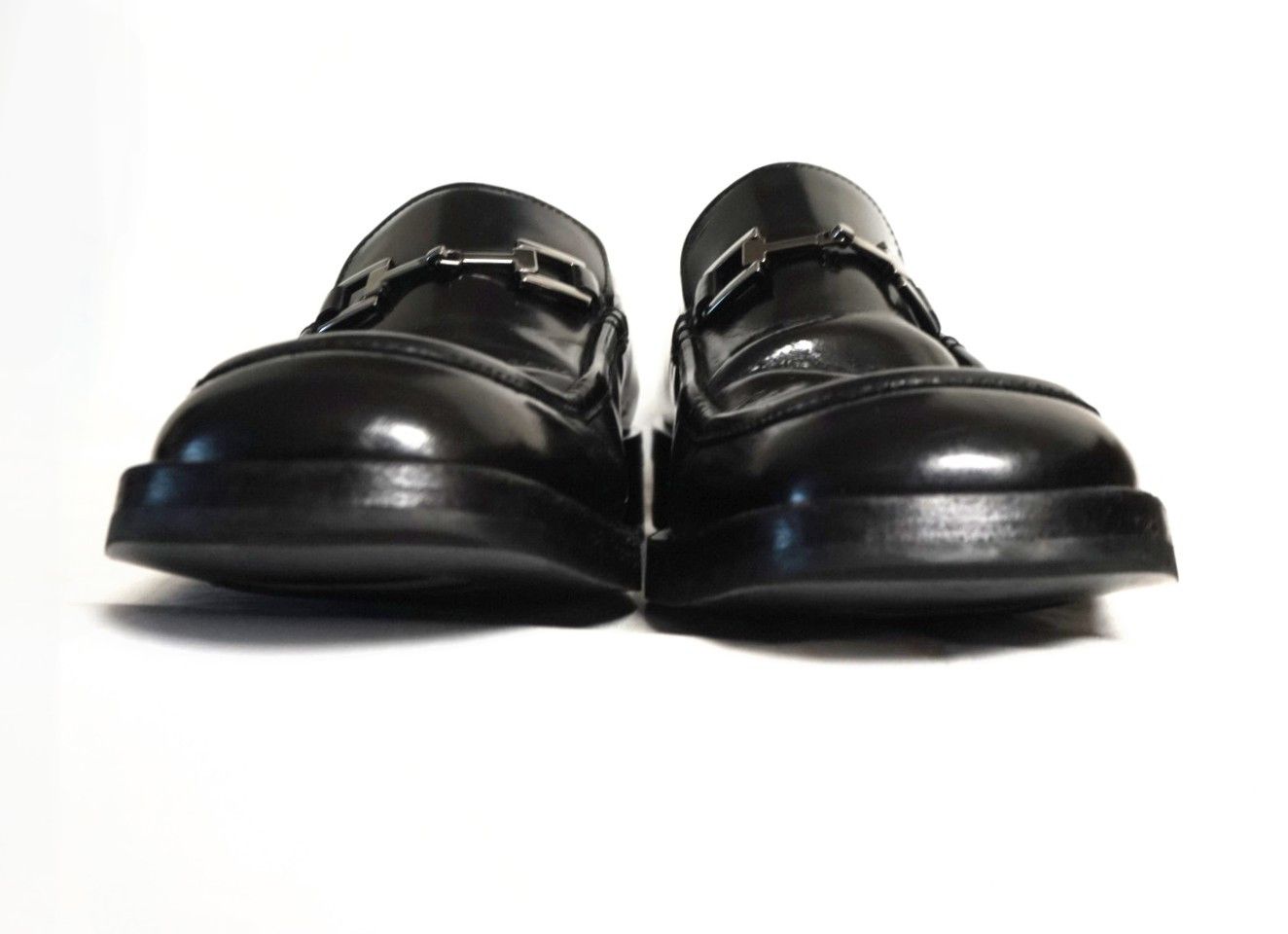 Gucci Slip Ons Loafers Black Leather Horsebit Mules Princetown Size US 10 / EU 43 - 4 Thumbnail