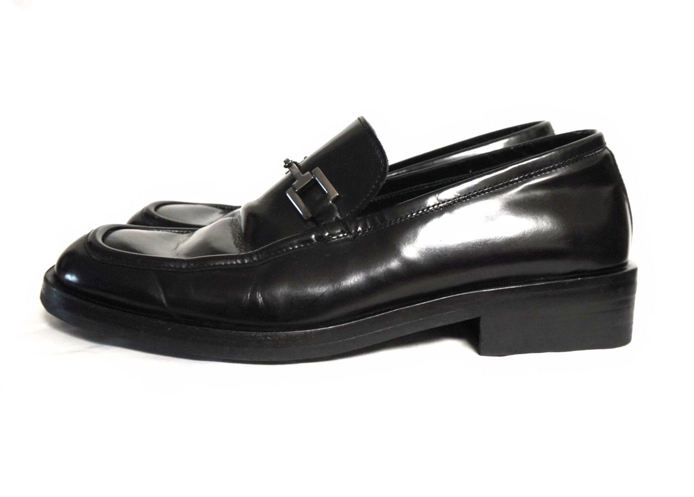 Gucci Slip Ons Loafers Black Leather Horsebit Mules Princetown Size US 10 / EU 43 - 2 Thumbnail