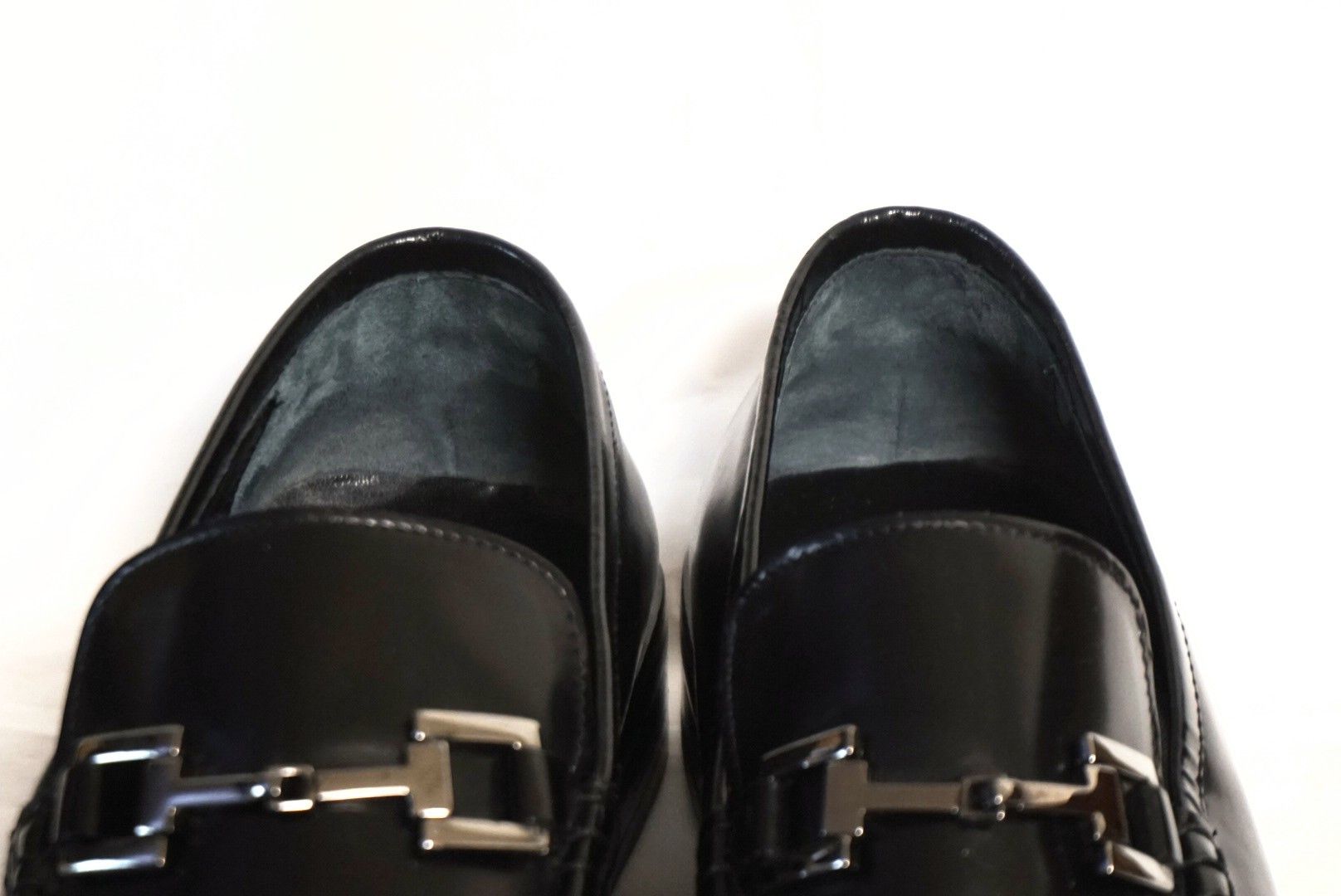 Gucci Slip Ons Loafers Black Leather Horsebit Mules Princetown Size US 10 / EU 43 - 9 Thumbnail