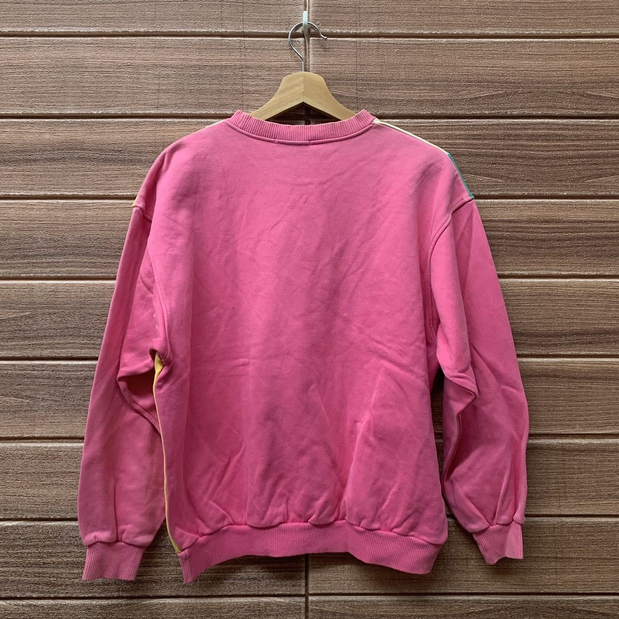 Vintage (A9) Sweatshirt Courreges Pink Colourful Stripe Size US M / EU 48-50 / 2 - 7 Preview