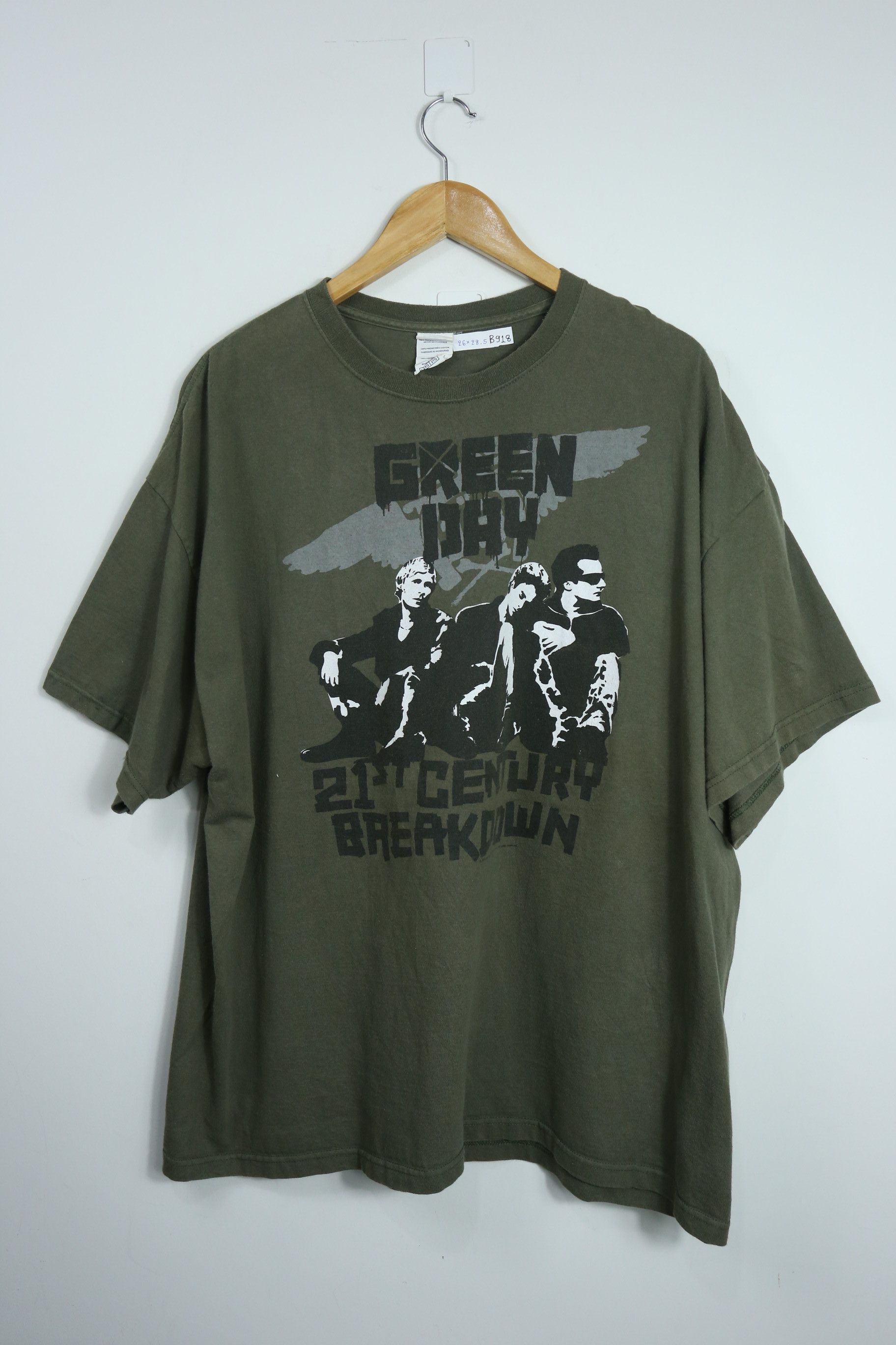 Band Tees × Vintage vintage Greenday 21st century breakdown (2XL) GTMB918 Size US XXL / EU 58 / 5 - 1 Thumbnail