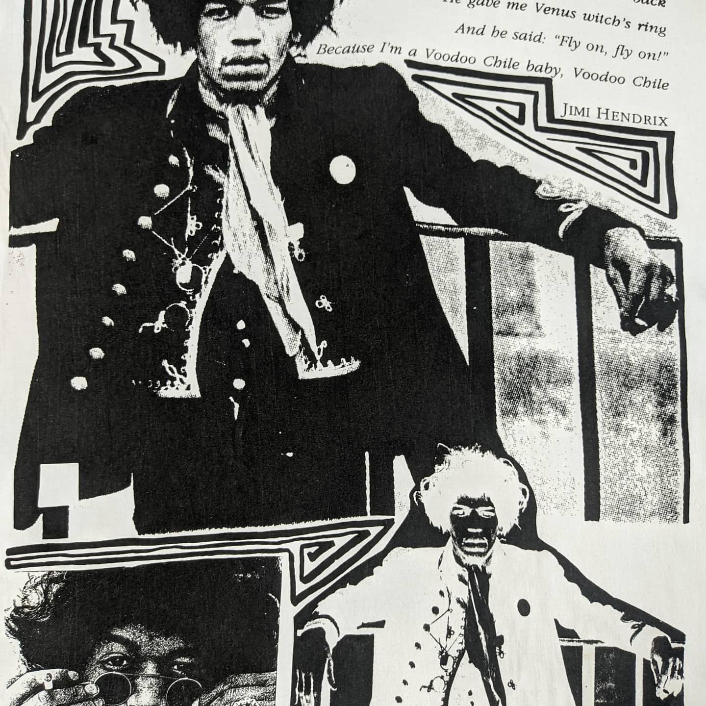 Band Tees × Vintage 1991 Jimi Hendrix Voodoo Child Size US XXL / EU 58 / 5 - 9 Thumbnail