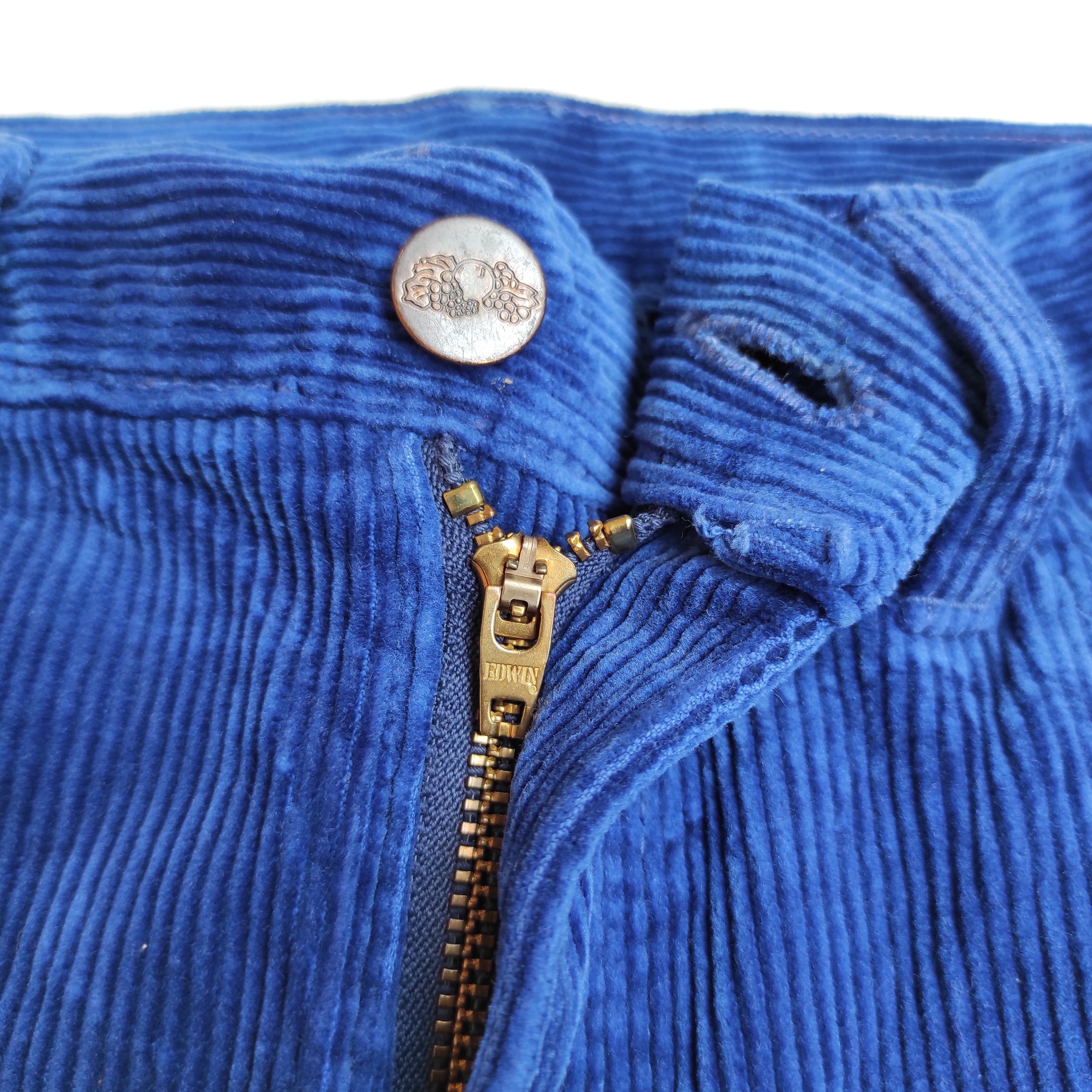 Edwin × Fruit Of The Loom × Vintage 60s Fruit Of The Loom X Edwin Corduroy Pants Size US 28 / EU 44 - 7 Thumbnail