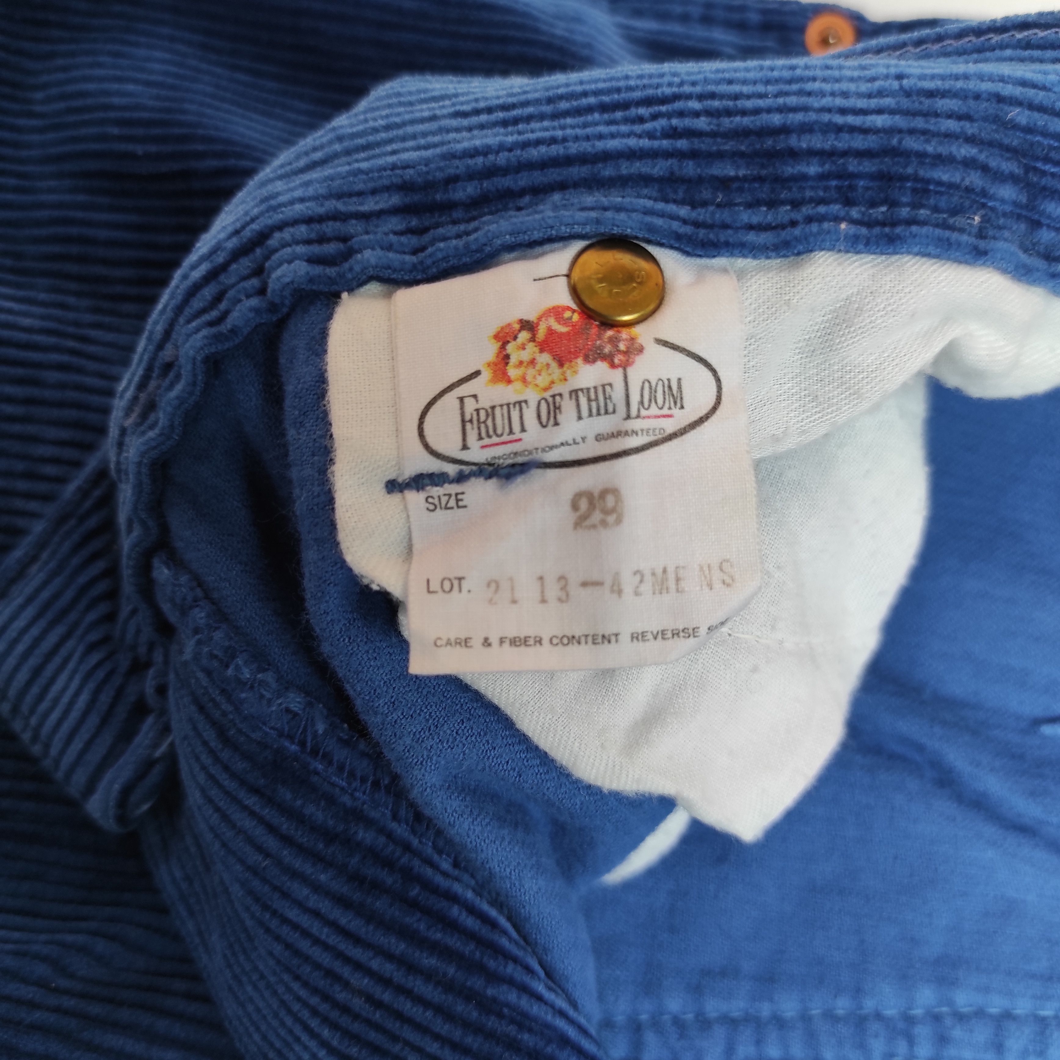 Edwin × Fruit Of The Loom × Vintage 60s Fruit Of The Loom X Edwin Corduroy Pants Size US 28 / EU 44 - 9 Thumbnail