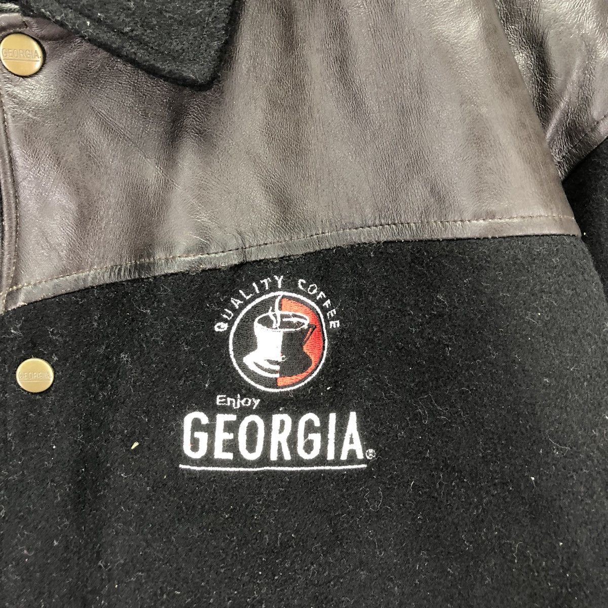 Vintage Vintage Georgia Coffee Classic Original Varsity Wool Jacket Size US M / EU 48-50 / 2 - 5 Thumbnail