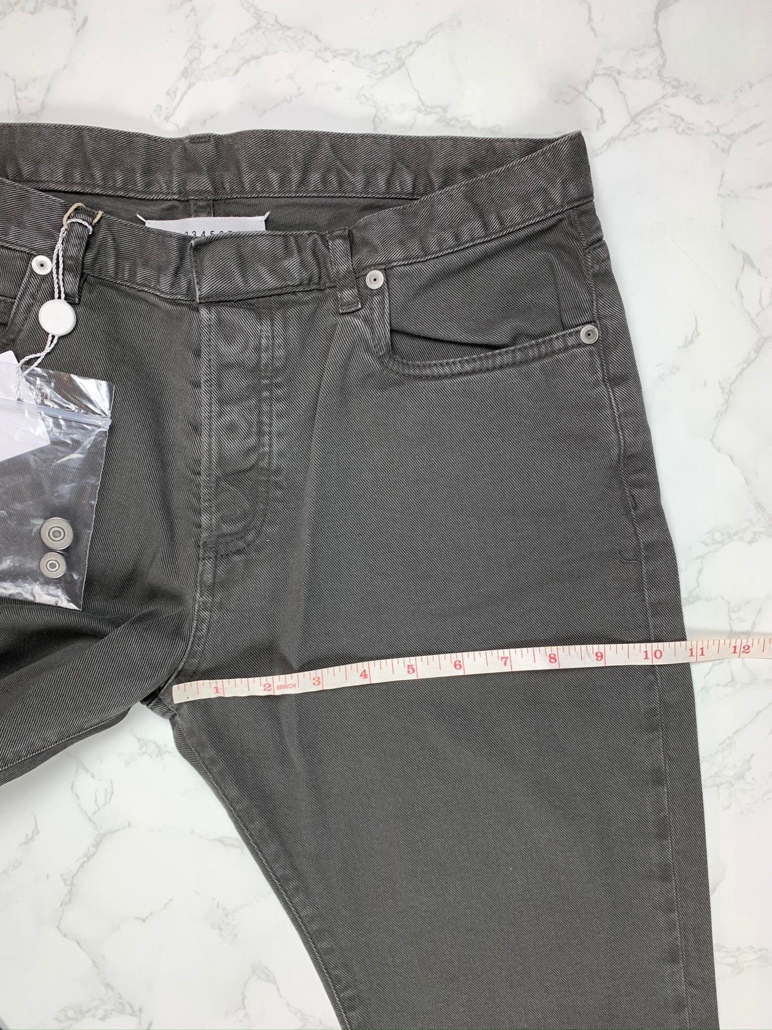 Maison Margiela Maison Margiela 5 Pocket Gray Jeans Size US 31 - 8 Thumbnail