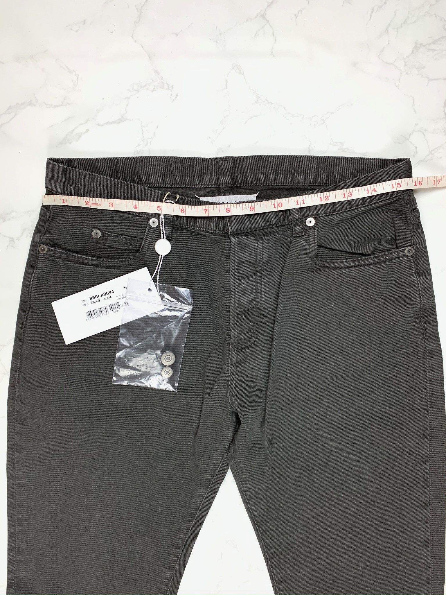 Maison Margiela Maison Margiela 5 Pocket Gray Jeans Size US 31 - 7 Thumbnail