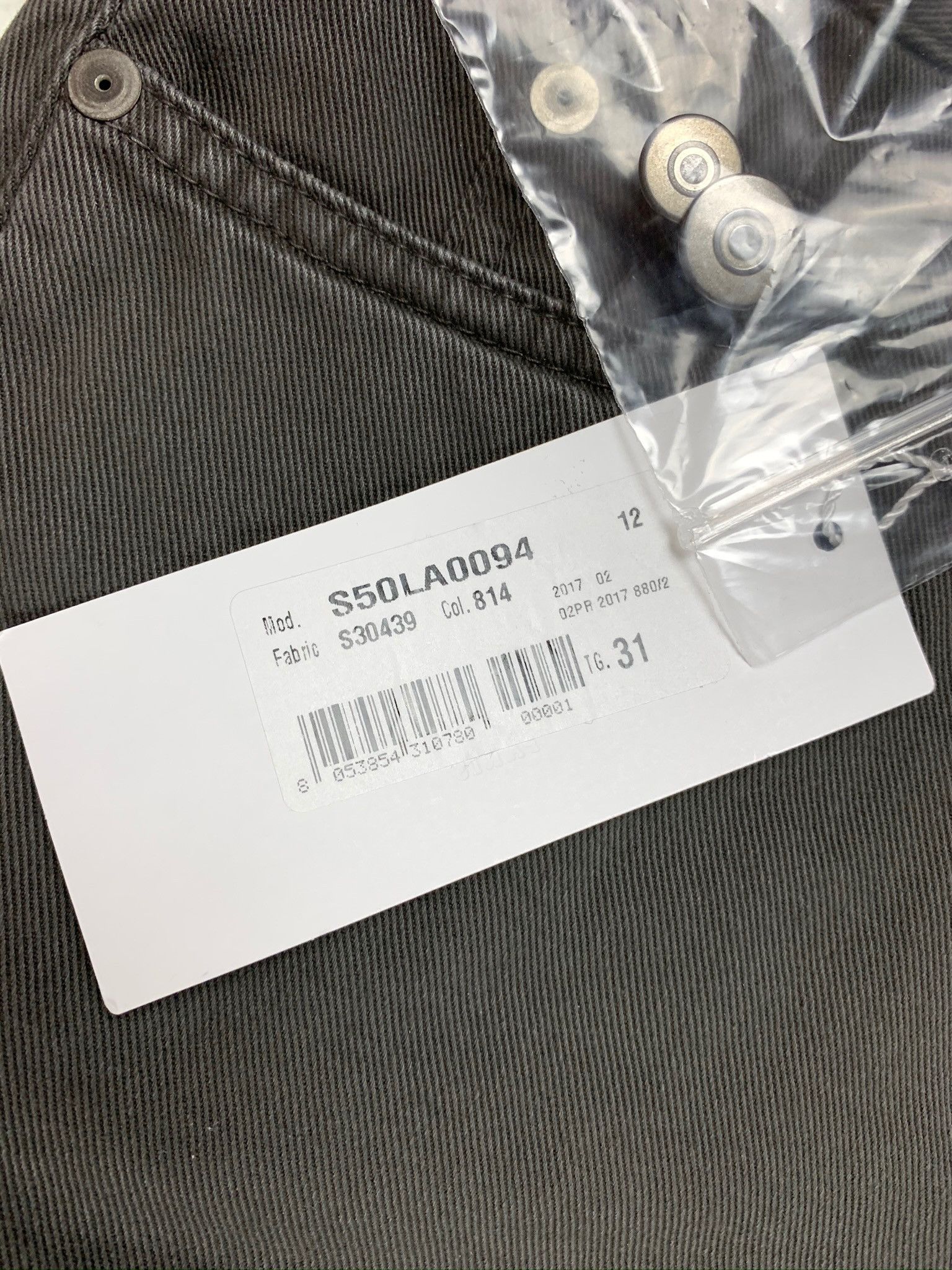 Maison Margiela Maison Margiela 5 Pocket Gray Jeans Size US 31 - 13 Thumbnail
