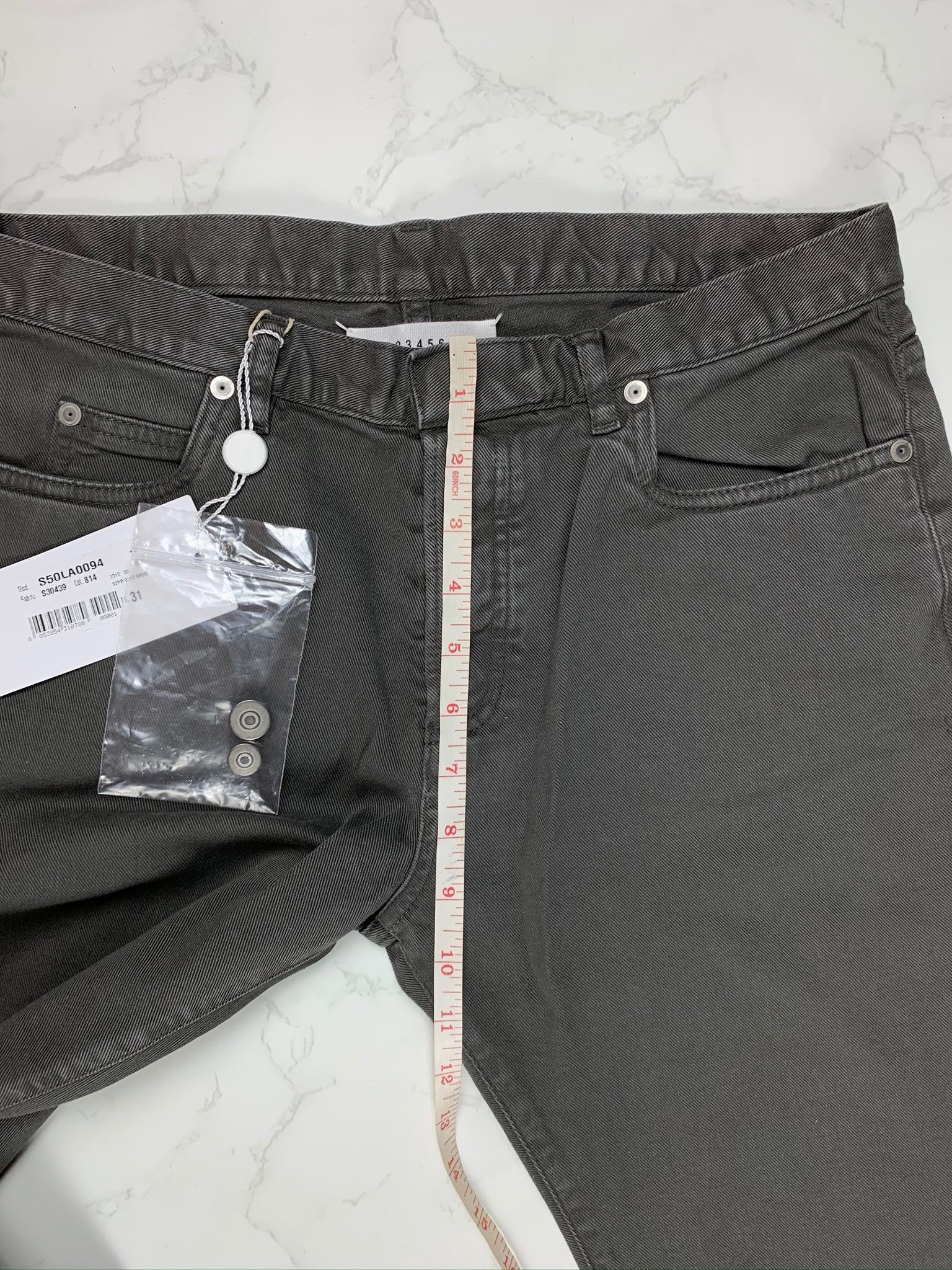 Maison Margiela Maison Margiela 5 Pocket Gray Jeans Size US 31 - 9 Thumbnail