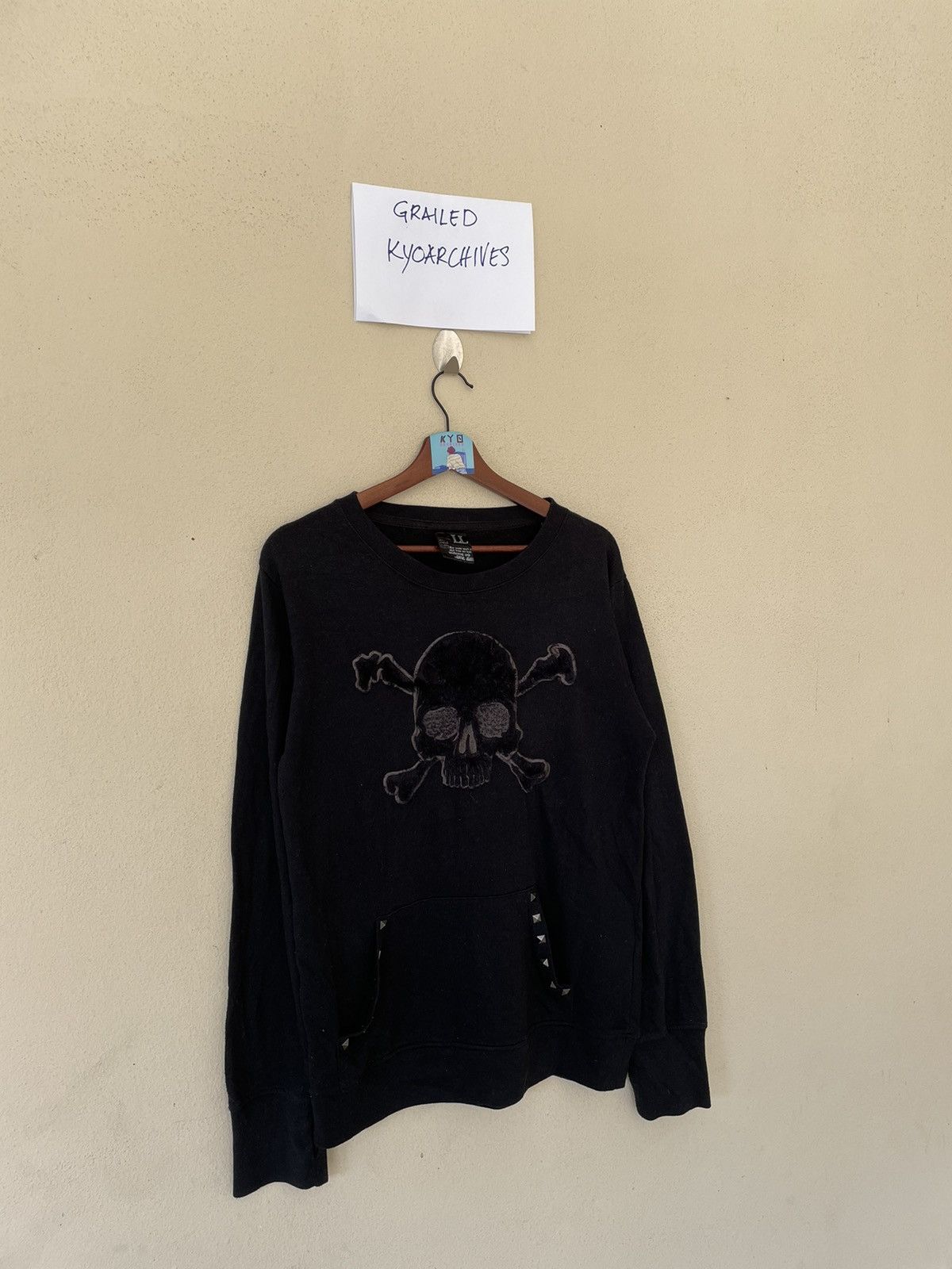 Japanese Brand × Seditionaries VINTAGE SKULL HOODIE Size US L / EU 52-54 / 3 - 2 Thumbnail