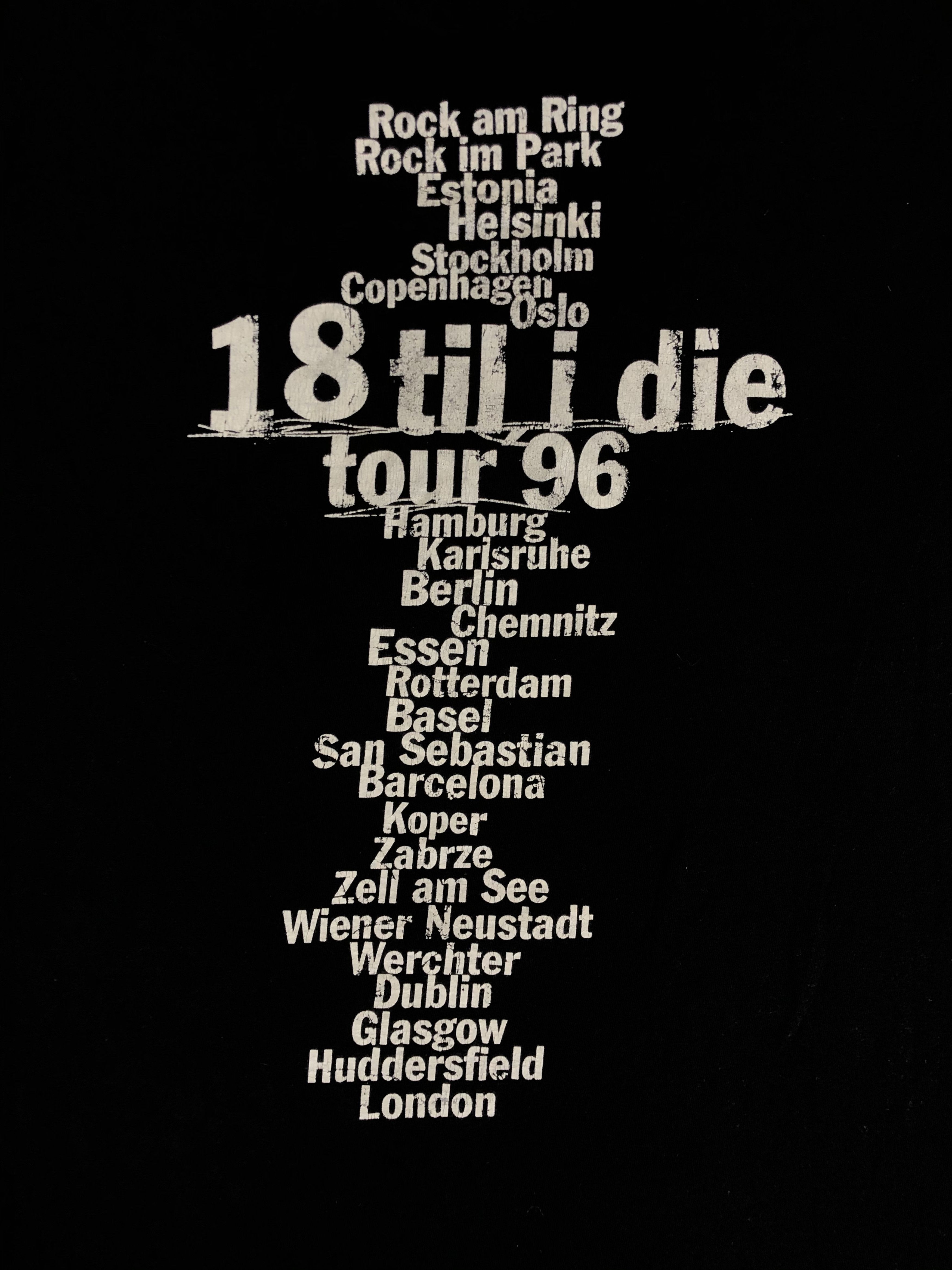 Band Tees Vintage 1996 Bryan Adams 18 til I Die (Phil Collins) Size US L / EU 52-54 / 3 - 8 Thumbnail