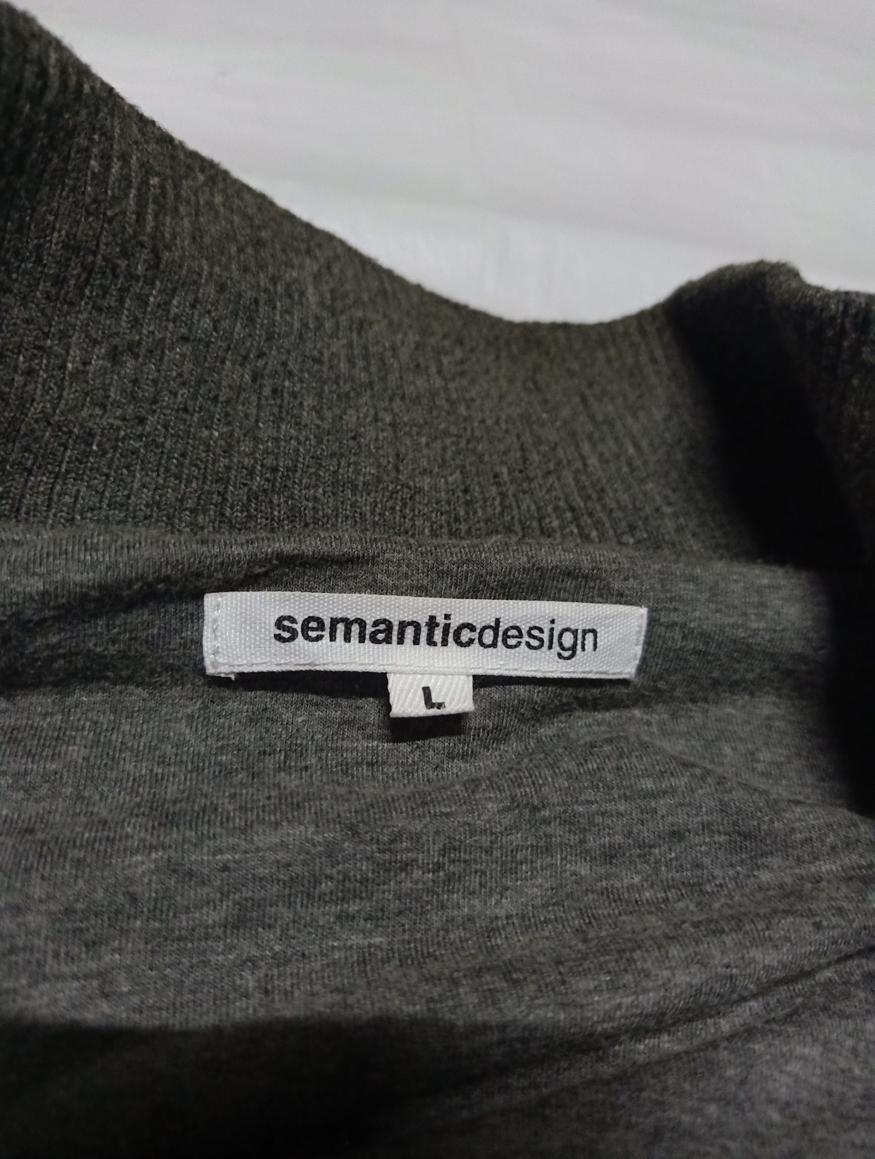 Designer × Japanese Brand Semantic Design Hoodie Jacket Size US L / EU 52-54 / 3 - 3 Thumbnail