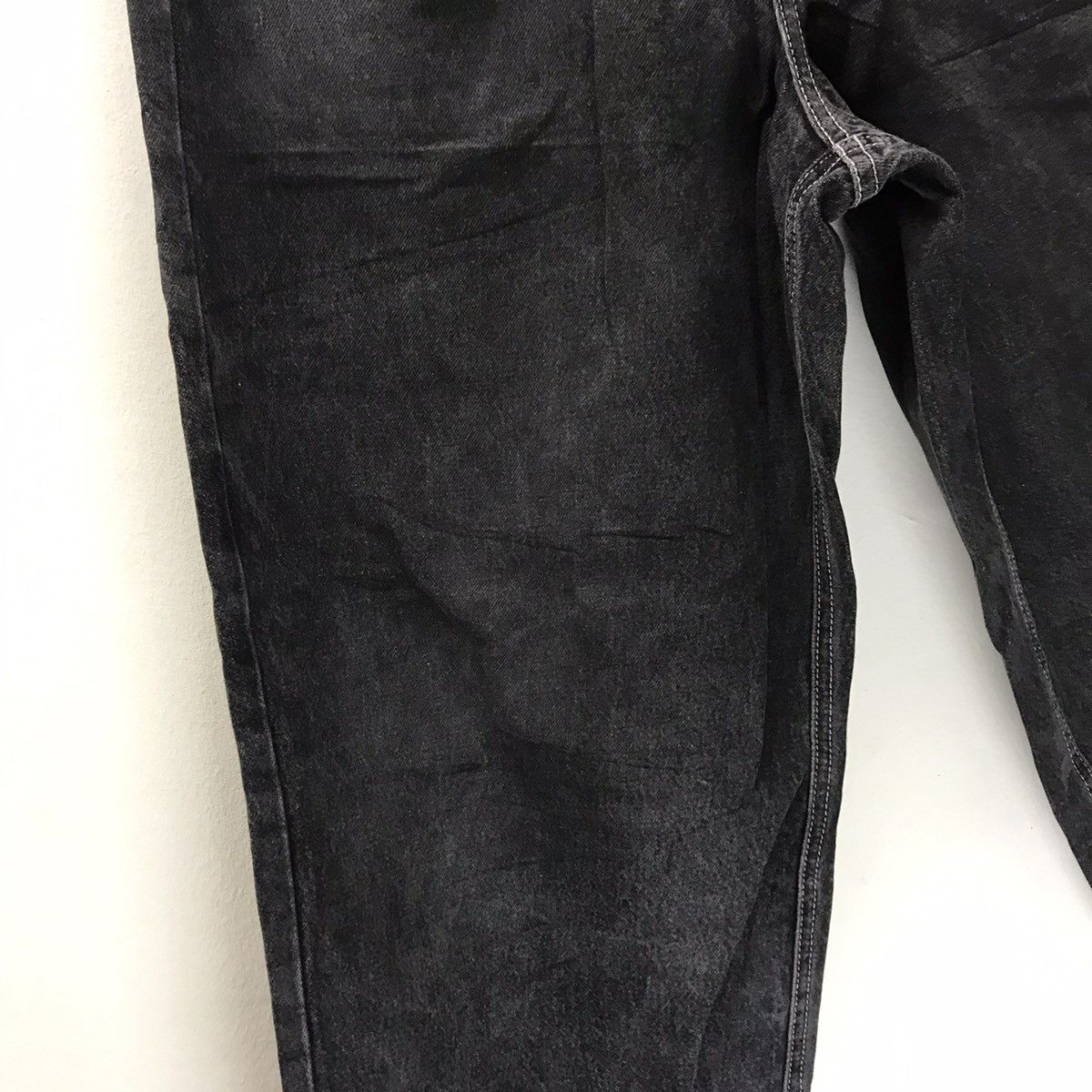 Pelle Pelle Pelle Pelle Marc Buchanan Black Denim Baggy Jeans Size US 33 - 6 Thumbnail