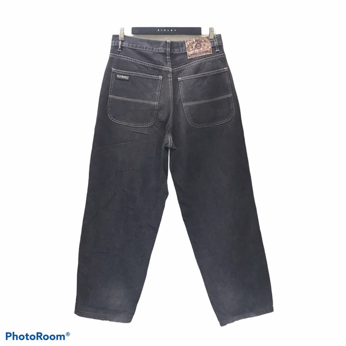 Pelle Pelle Pelle Pelle Marc Buchanan Black Denim Baggy Jeans Size US 33 - 1 Thumbnail