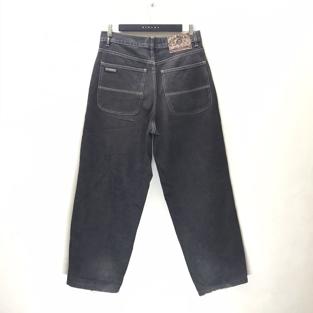 Pelle Pelle Pelle Pelle Marc Buchanan Black Denim Baggy Jeans Size US 33 - 10 Thumbnail
