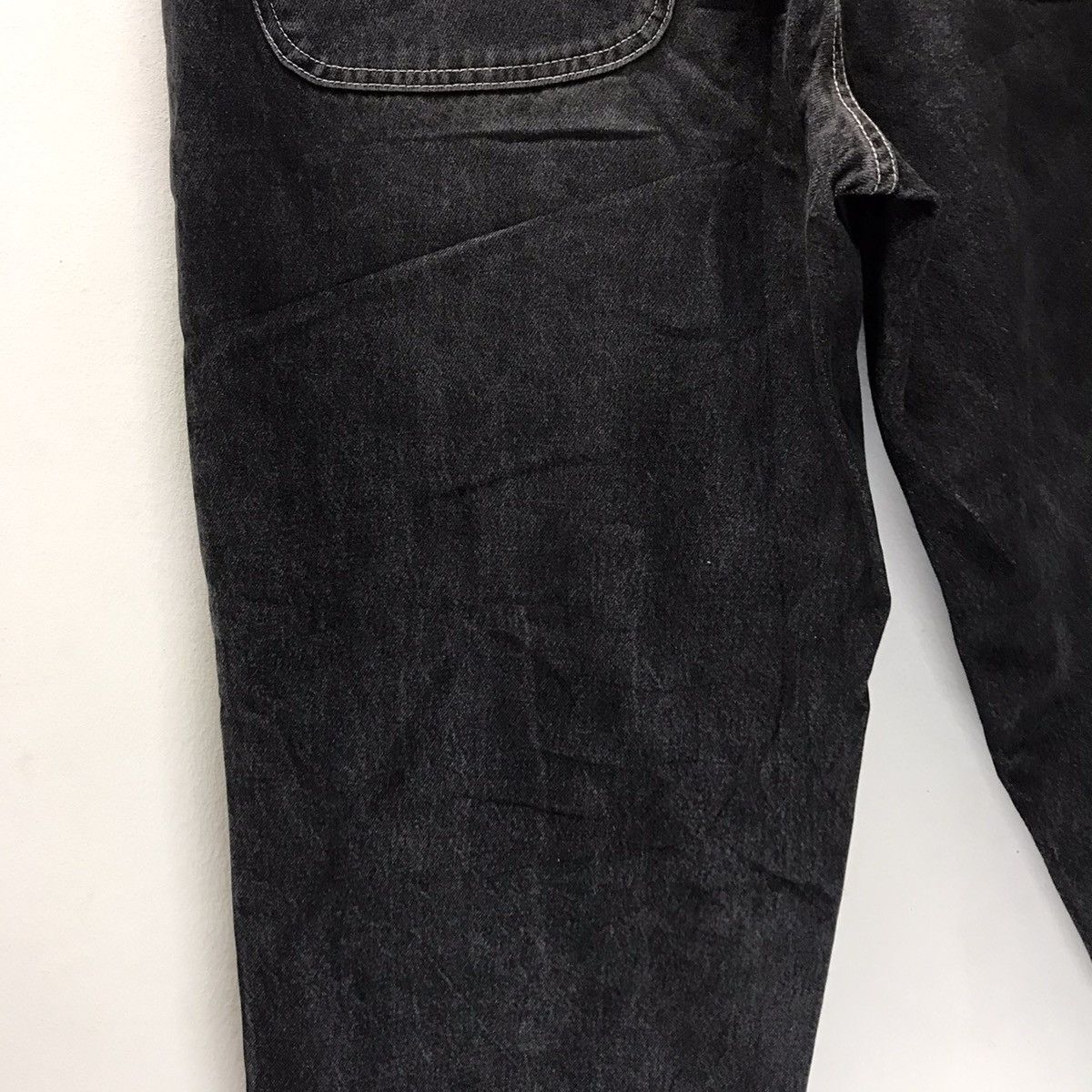 Pelle Pelle Pelle Pelle Marc Buchanan Black Denim Baggy Jeans Size US 33 - 14 Thumbnail