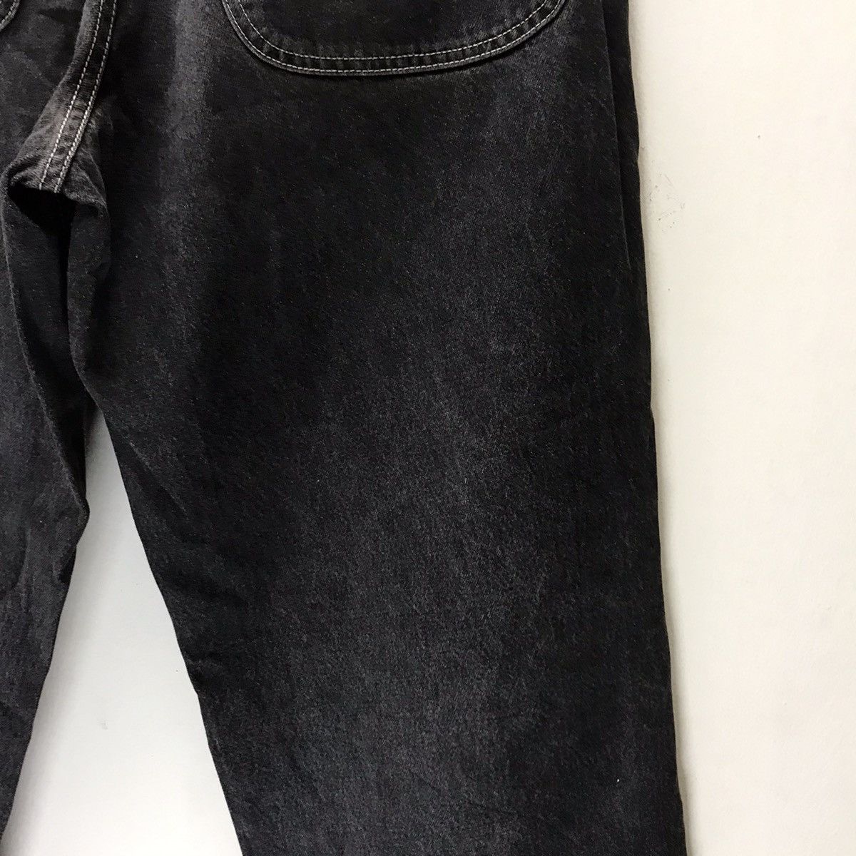 Pelle Pelle Pelle Pelle Marc Buchanan Black Denim Baggy Jeans Size US 33 - 15 Thumbnail